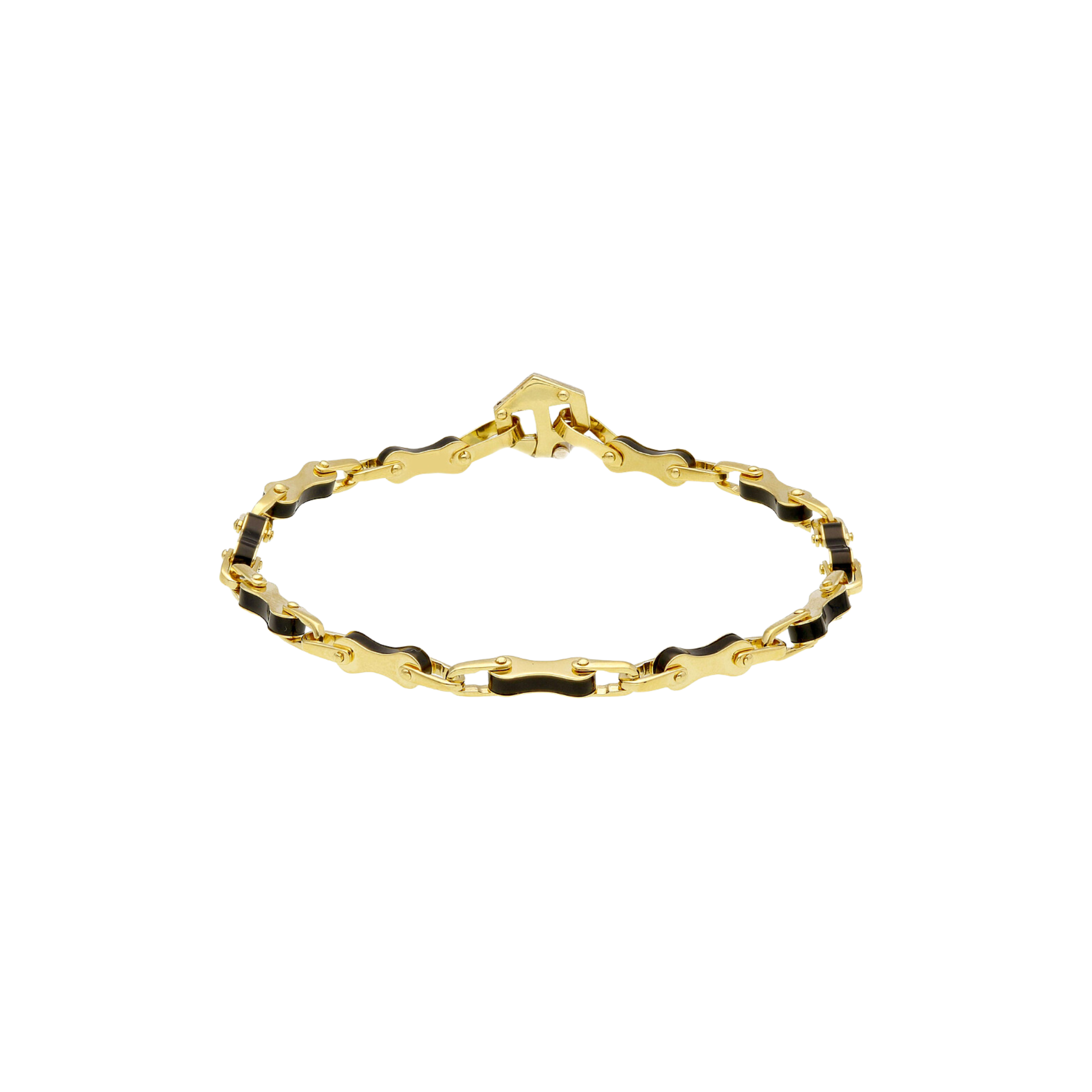 YELLOW GOLD CHAIN BRACELET