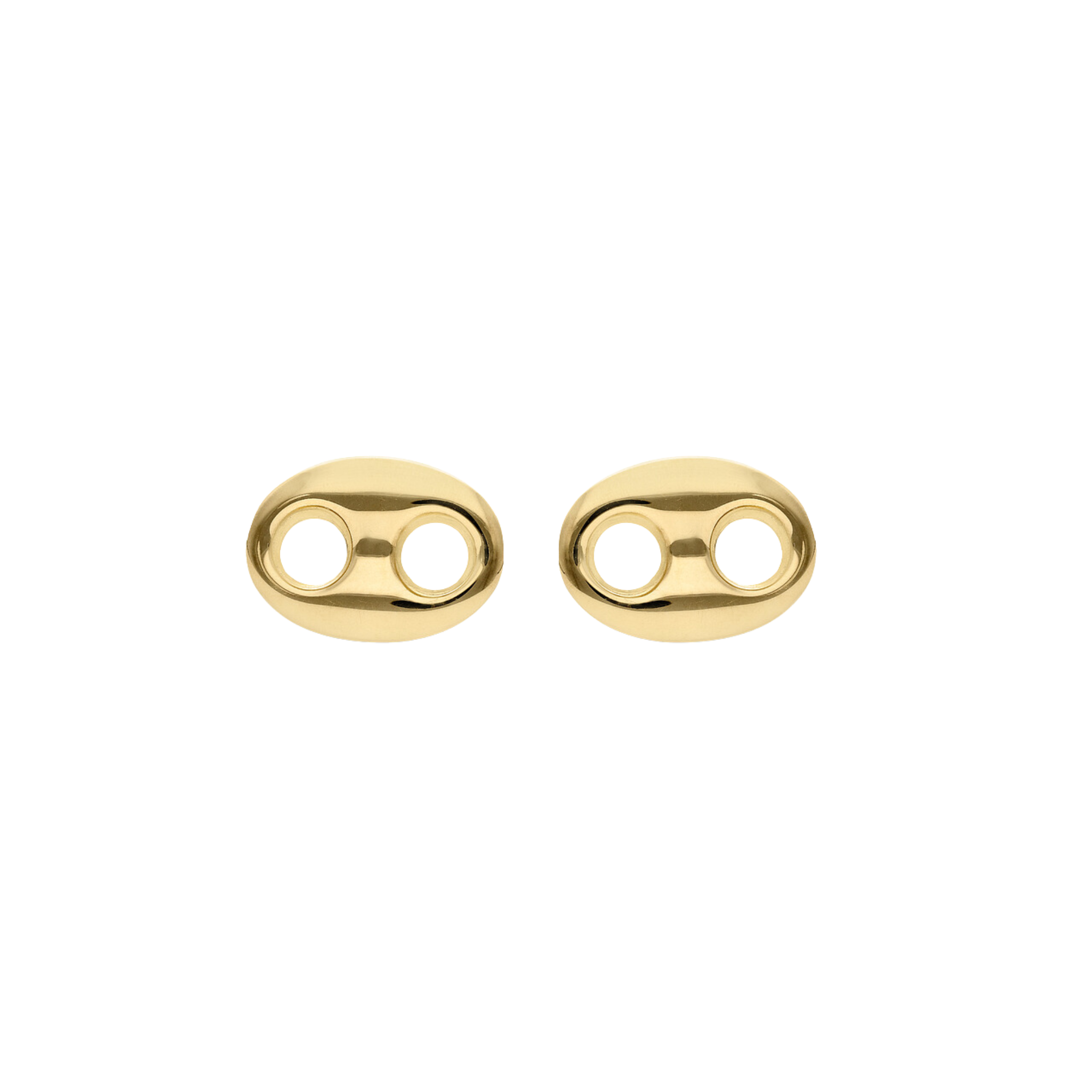 SAPPHIRE YELLOW GOLD CUFFLINKS