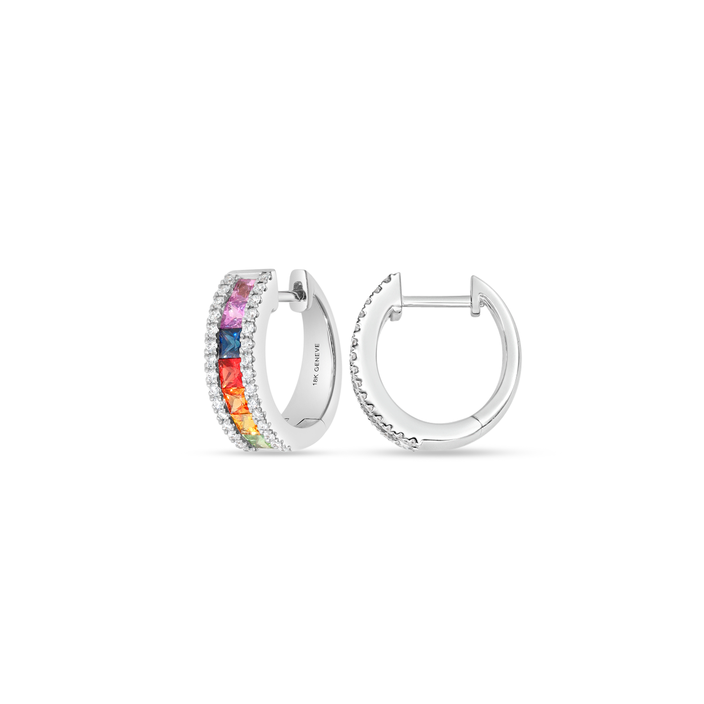 HOOP RAINBOW EARRINGS