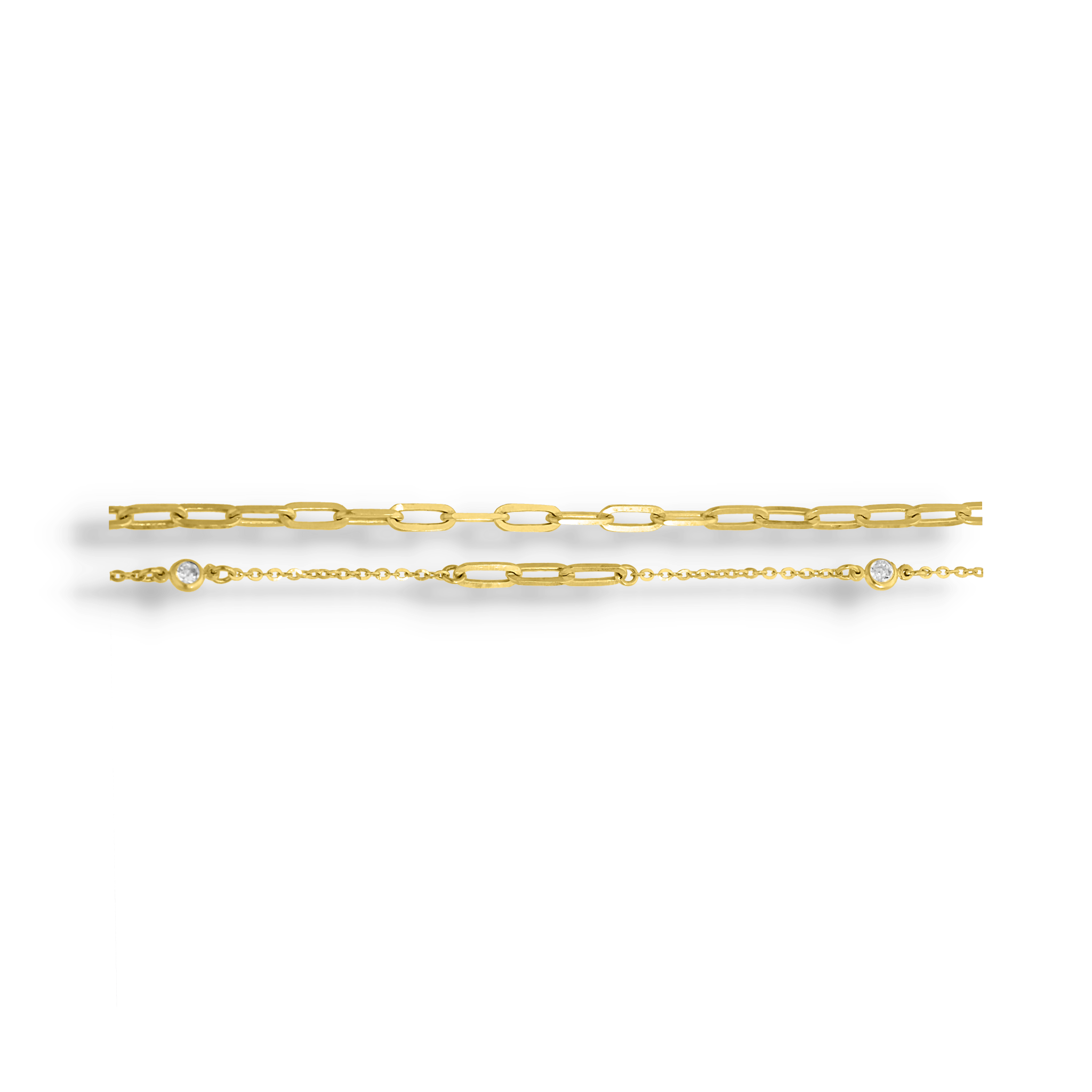YELLOW GOLD CHAIN NECKLACE