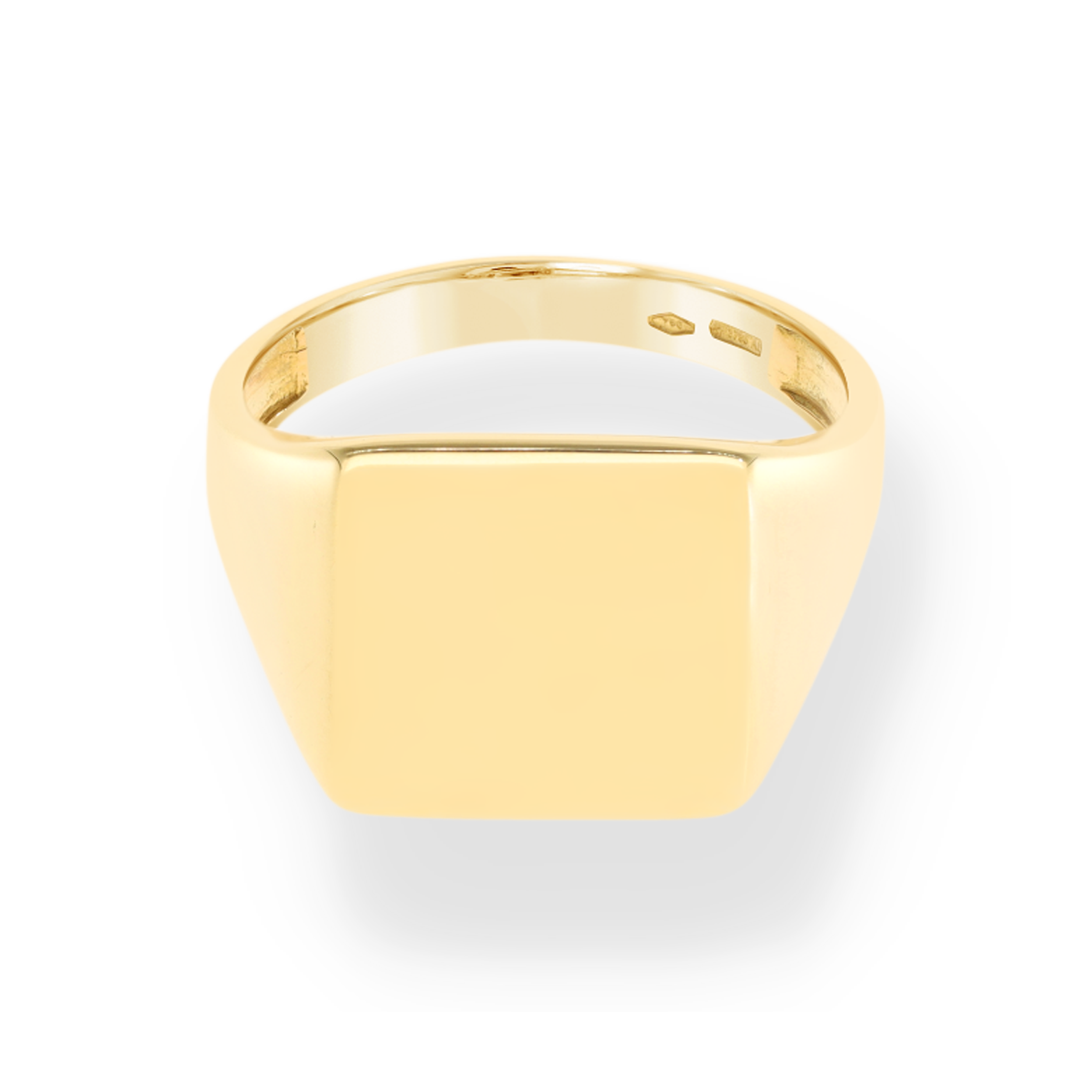 YELLOW GOLD SIGNET RING