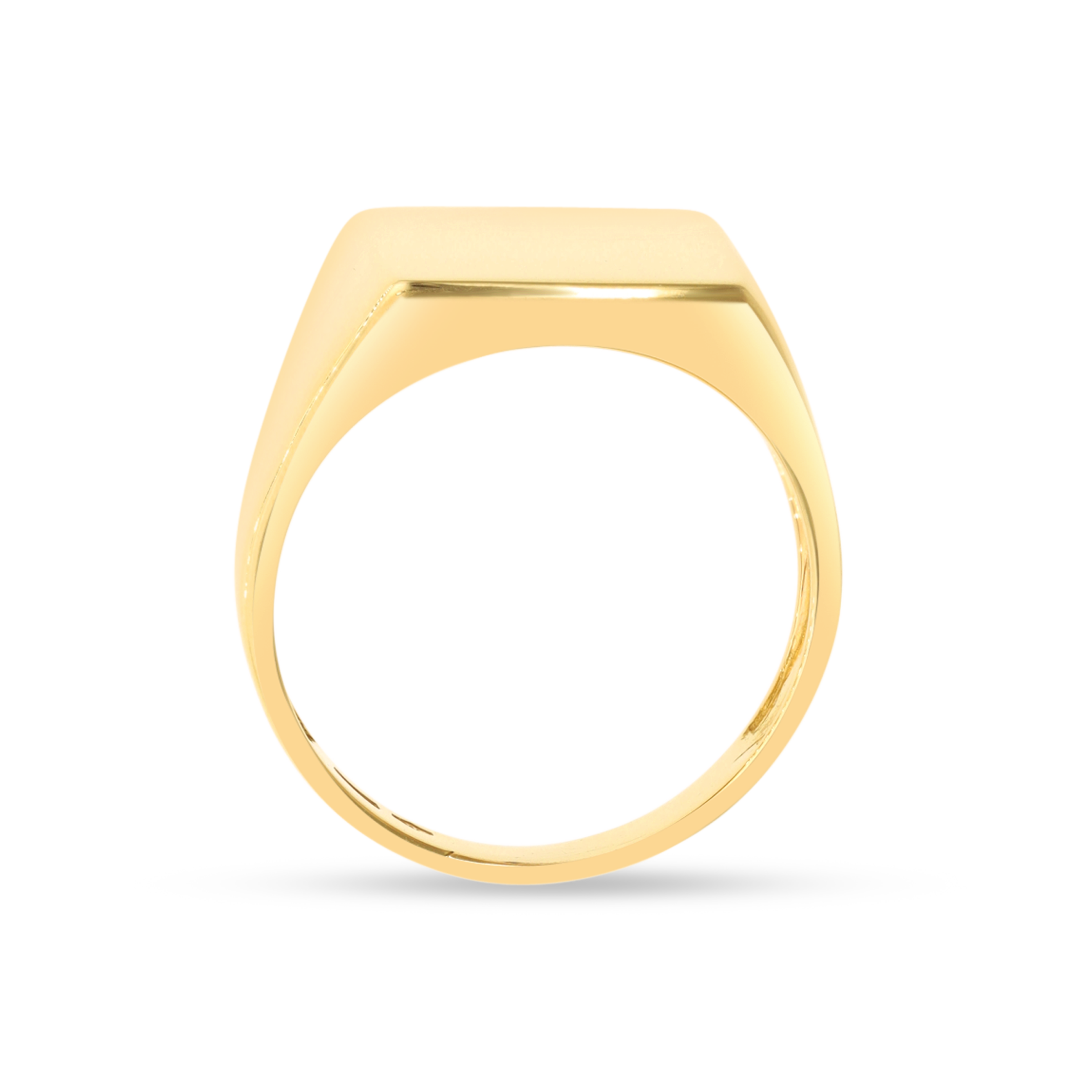 YELLOW GOLD SIGNET RING