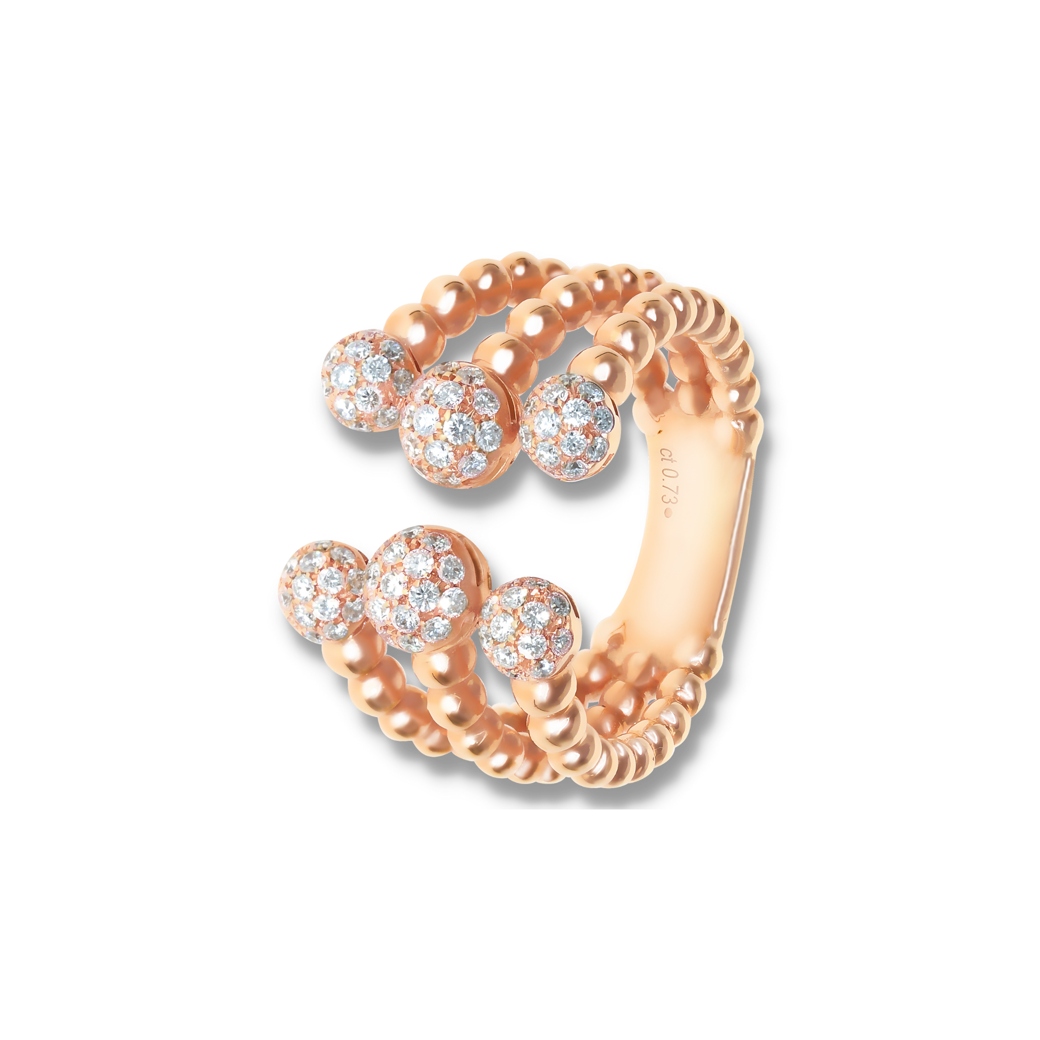 WHITE DIAMOND CLUSTER RING