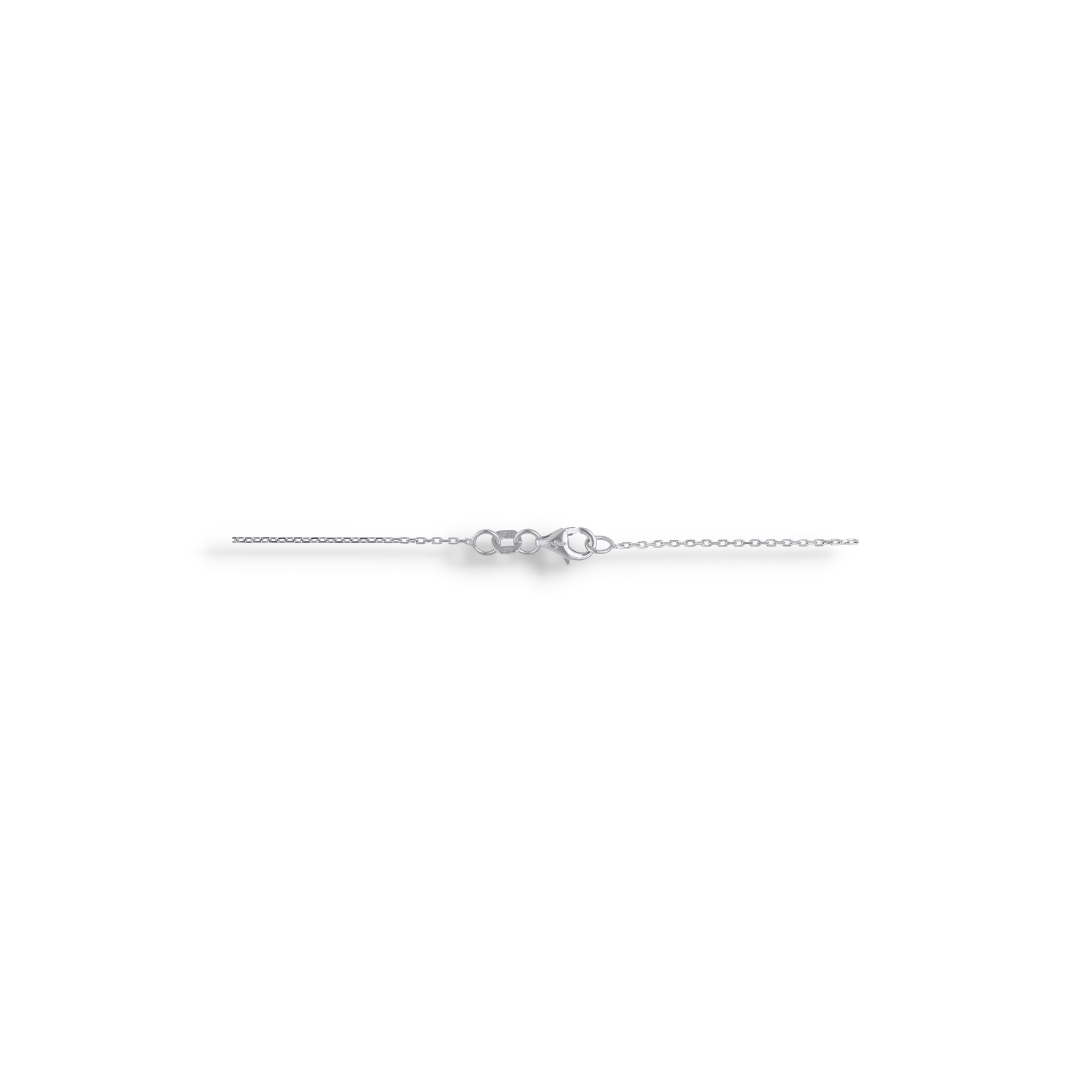 WHITE GOLD HALO NECKLACE