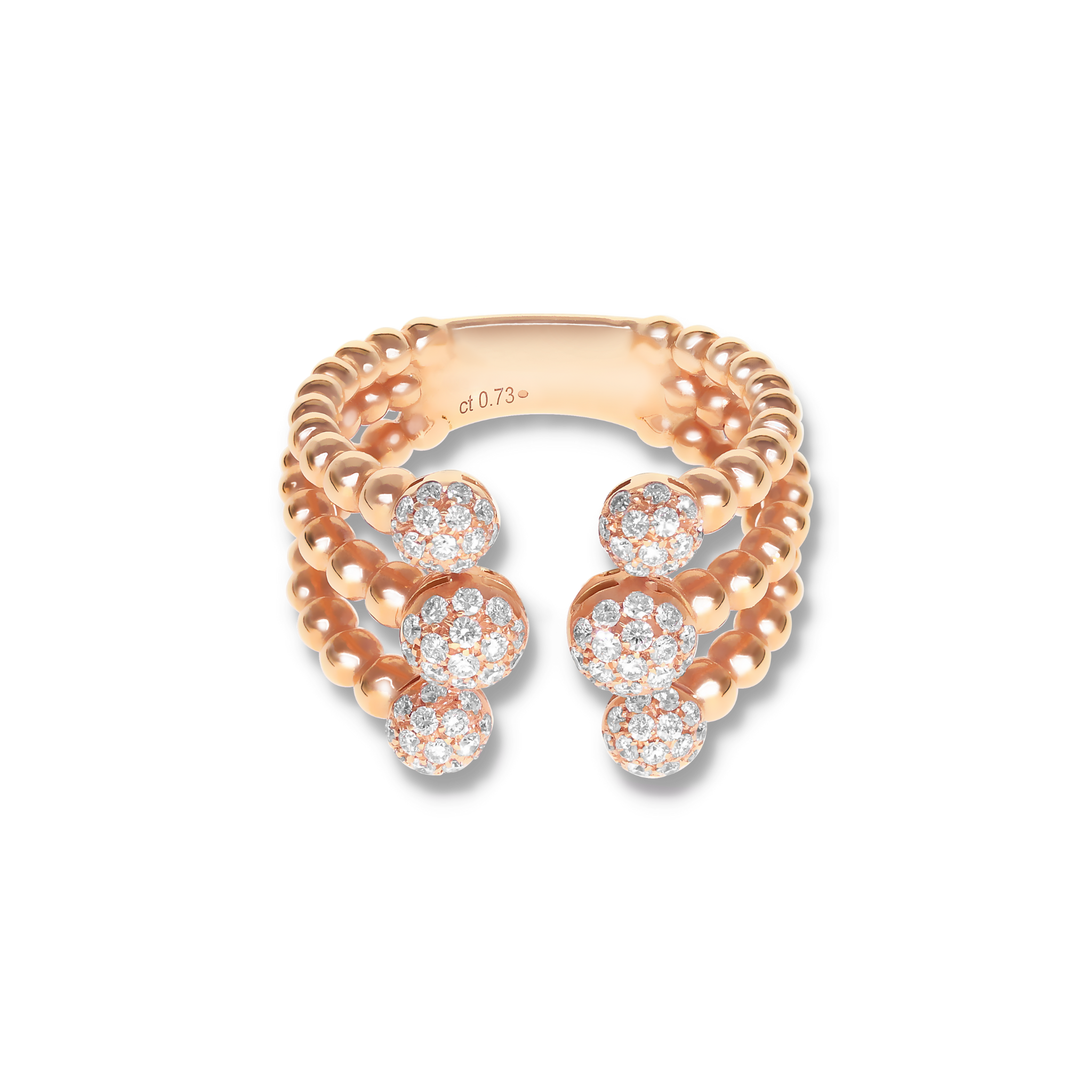WHITE DIAMOND CLUSTER RING
