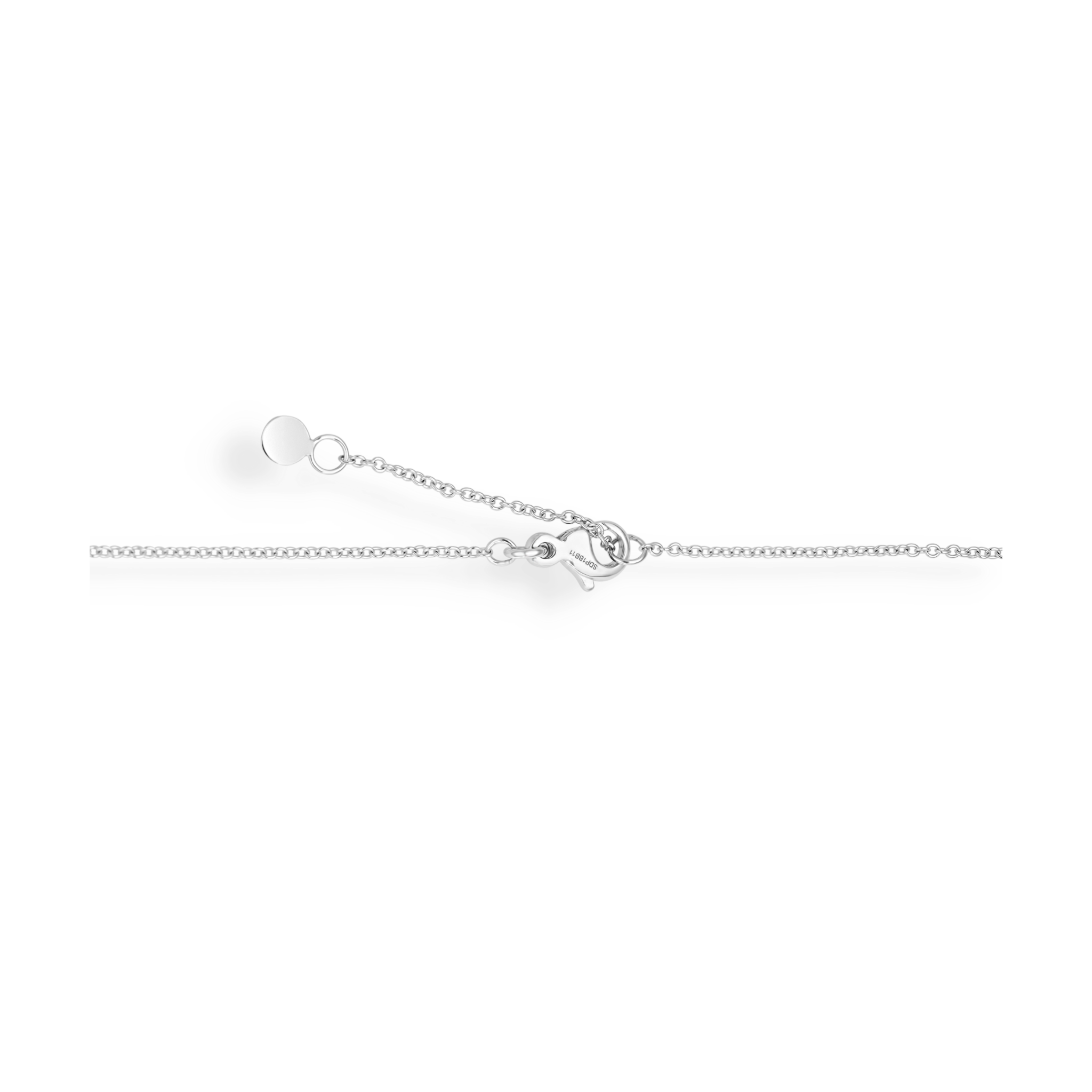 WHITE GOLD SOLITAIRE NECKLACE