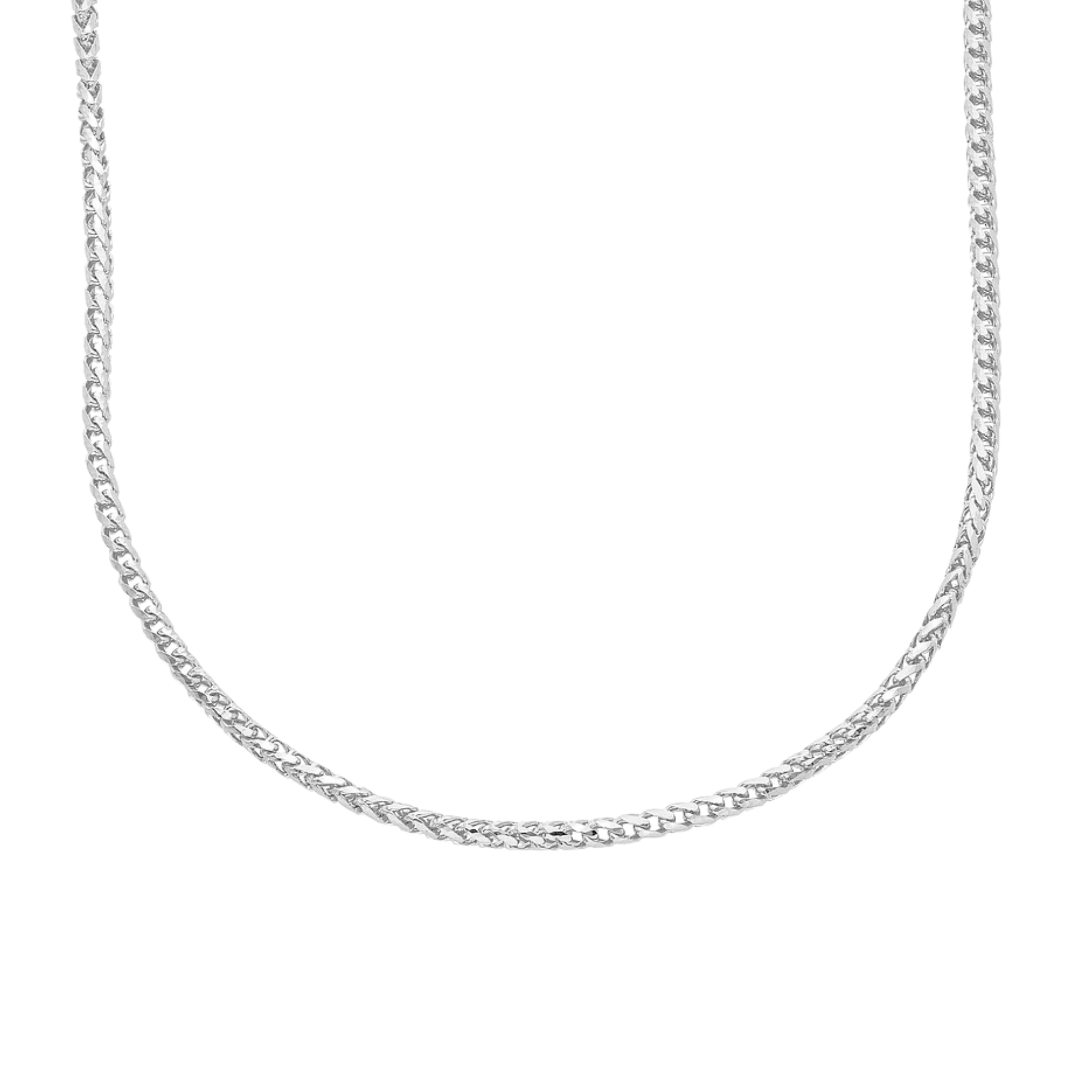 WHITE GOLD CHAIN NECKLACE