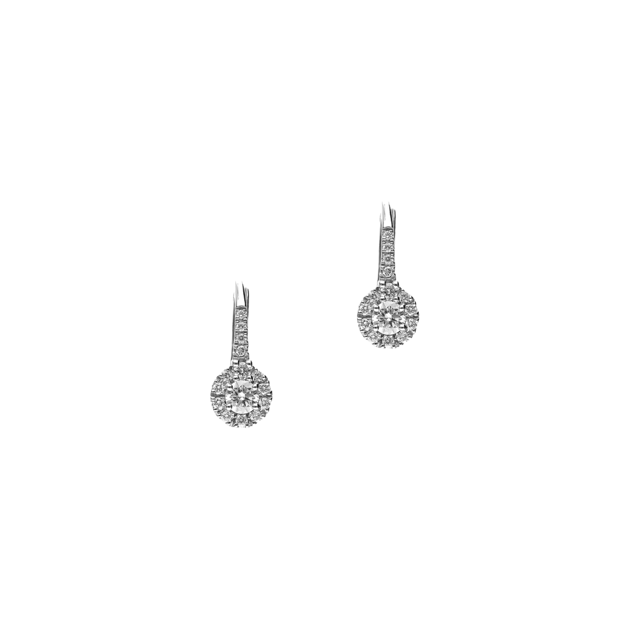 WHITE DIAMOND EARRINGS