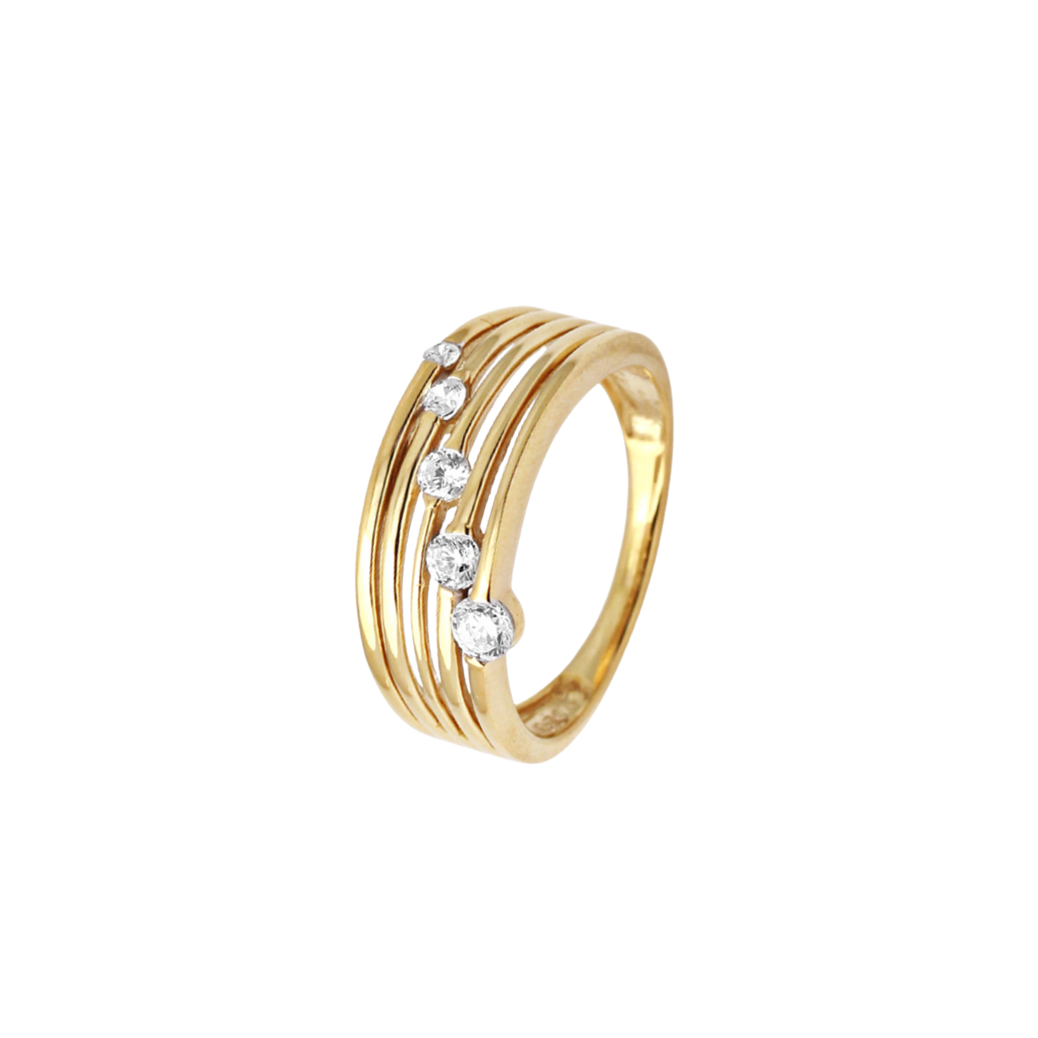 DIAMOND FIVE STONES RING