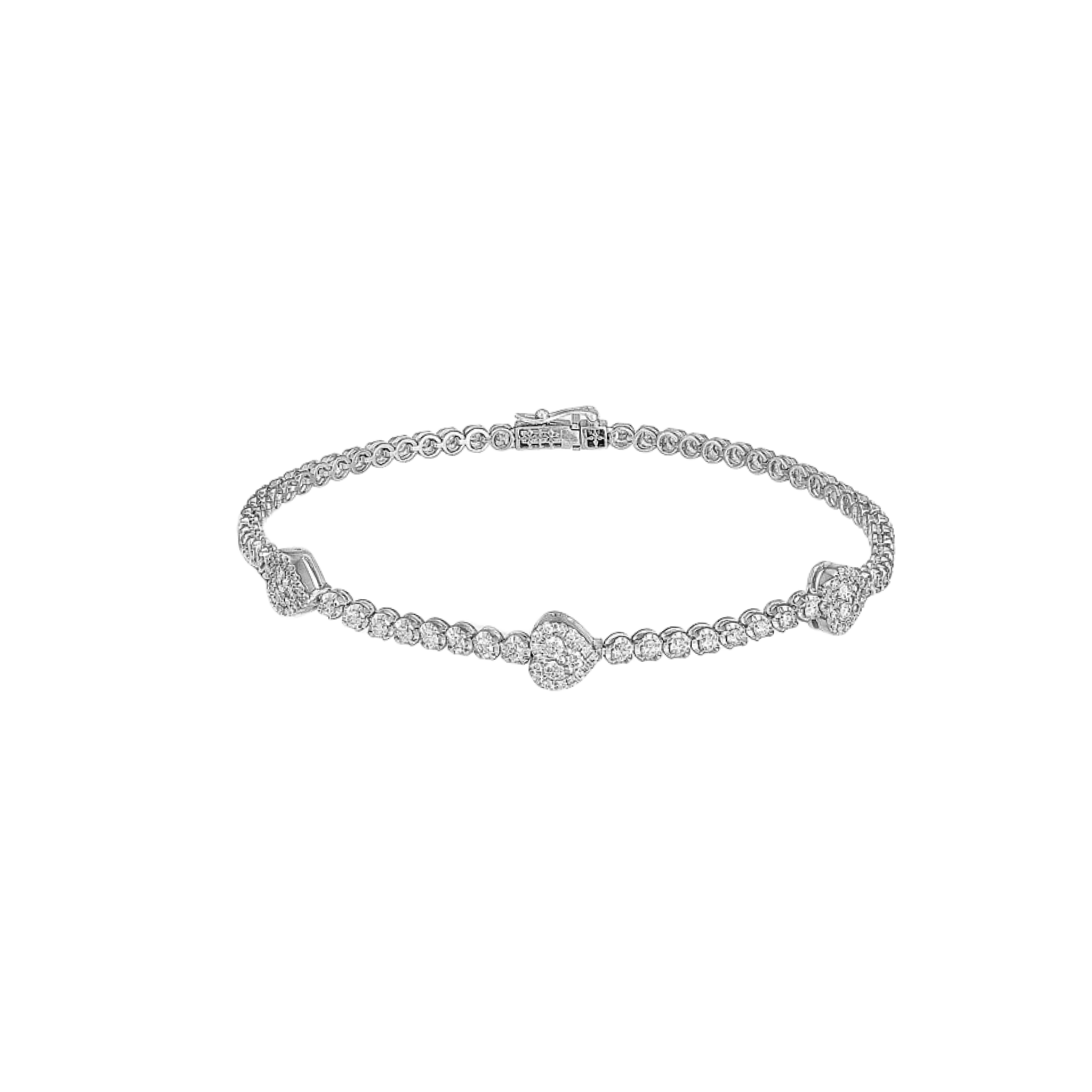 WHITE DIAMOND TENNIS BRACELET