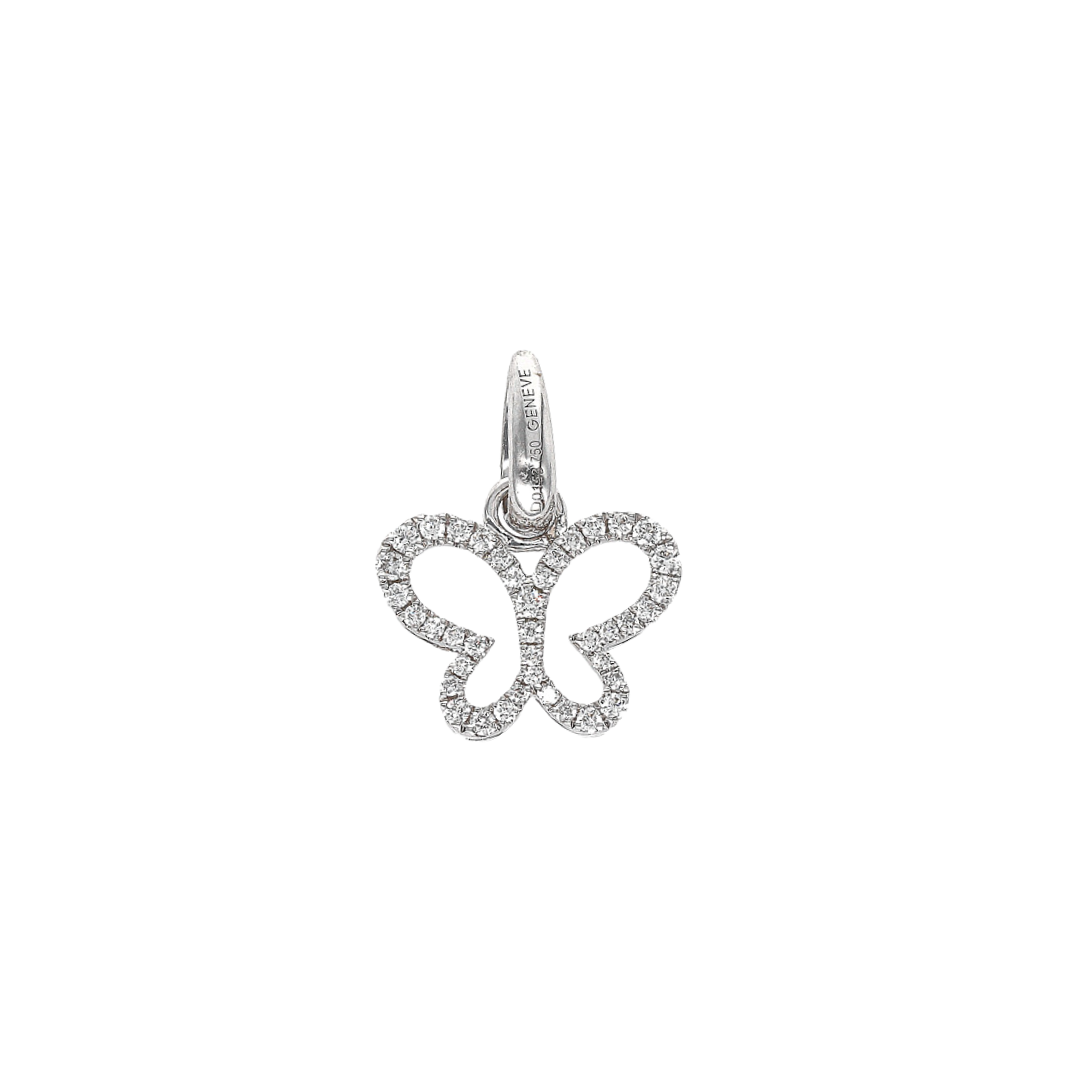 WHITE DIAMOND CLUSTER PENDANT