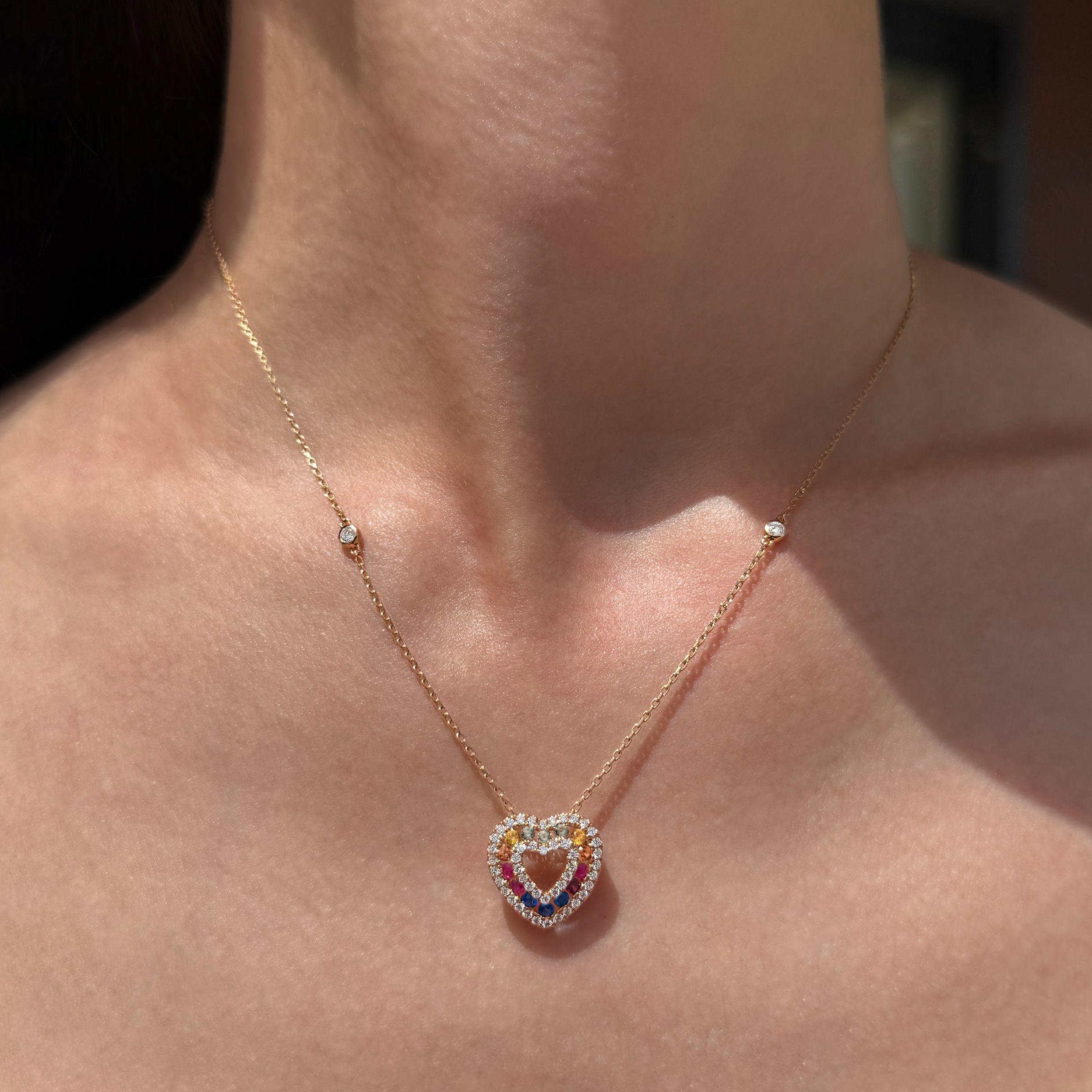 ROSE GOLD HEART NECKLACE