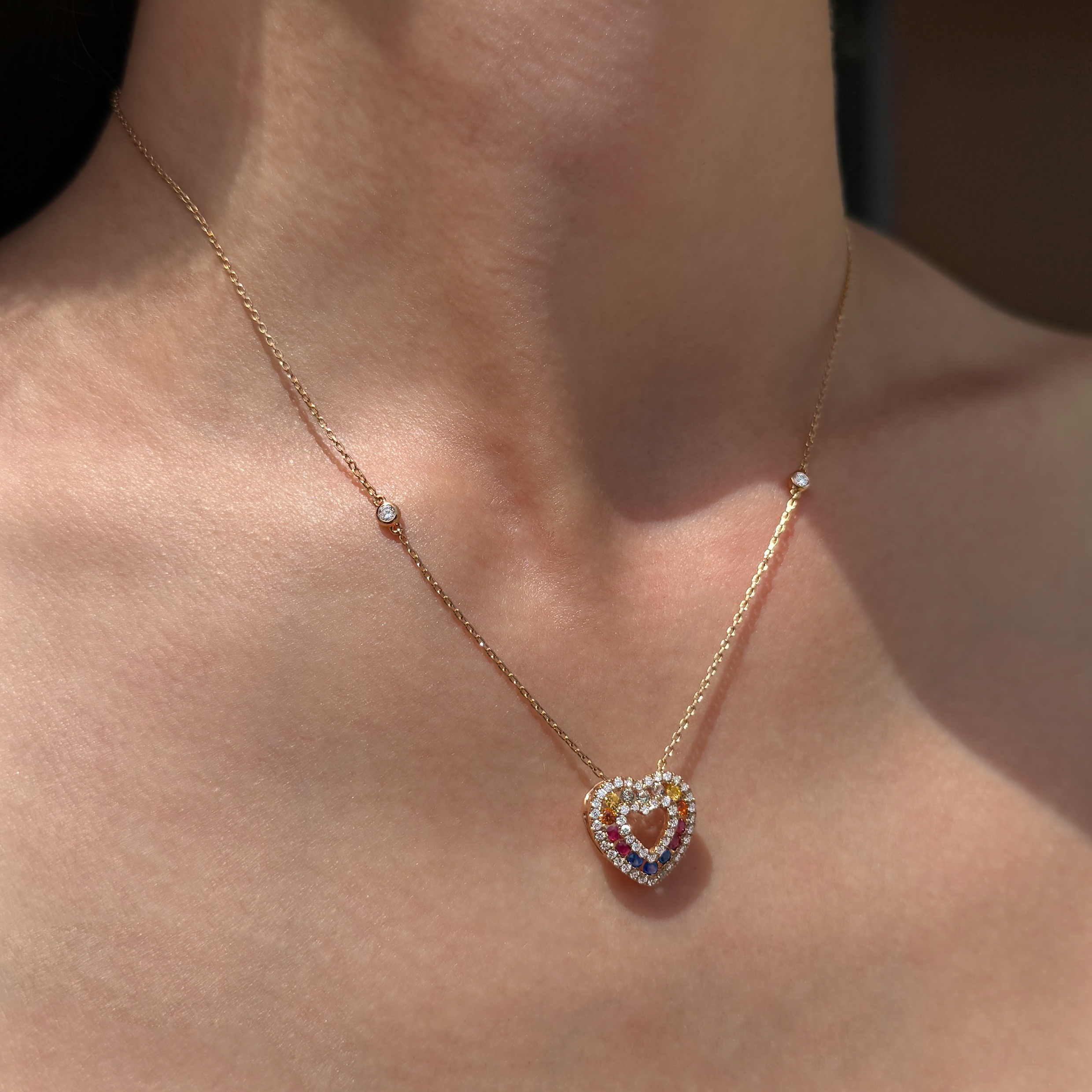 ROSE GOLD HEART NECKLACE