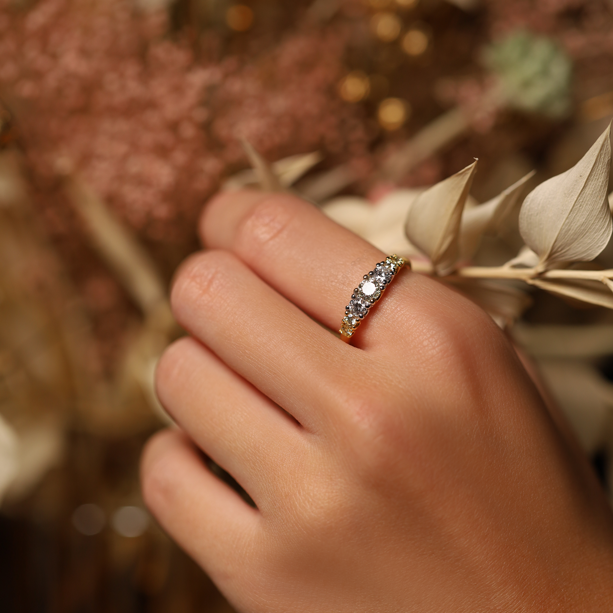 HALF ETERNITY ENGAGEMENT RING