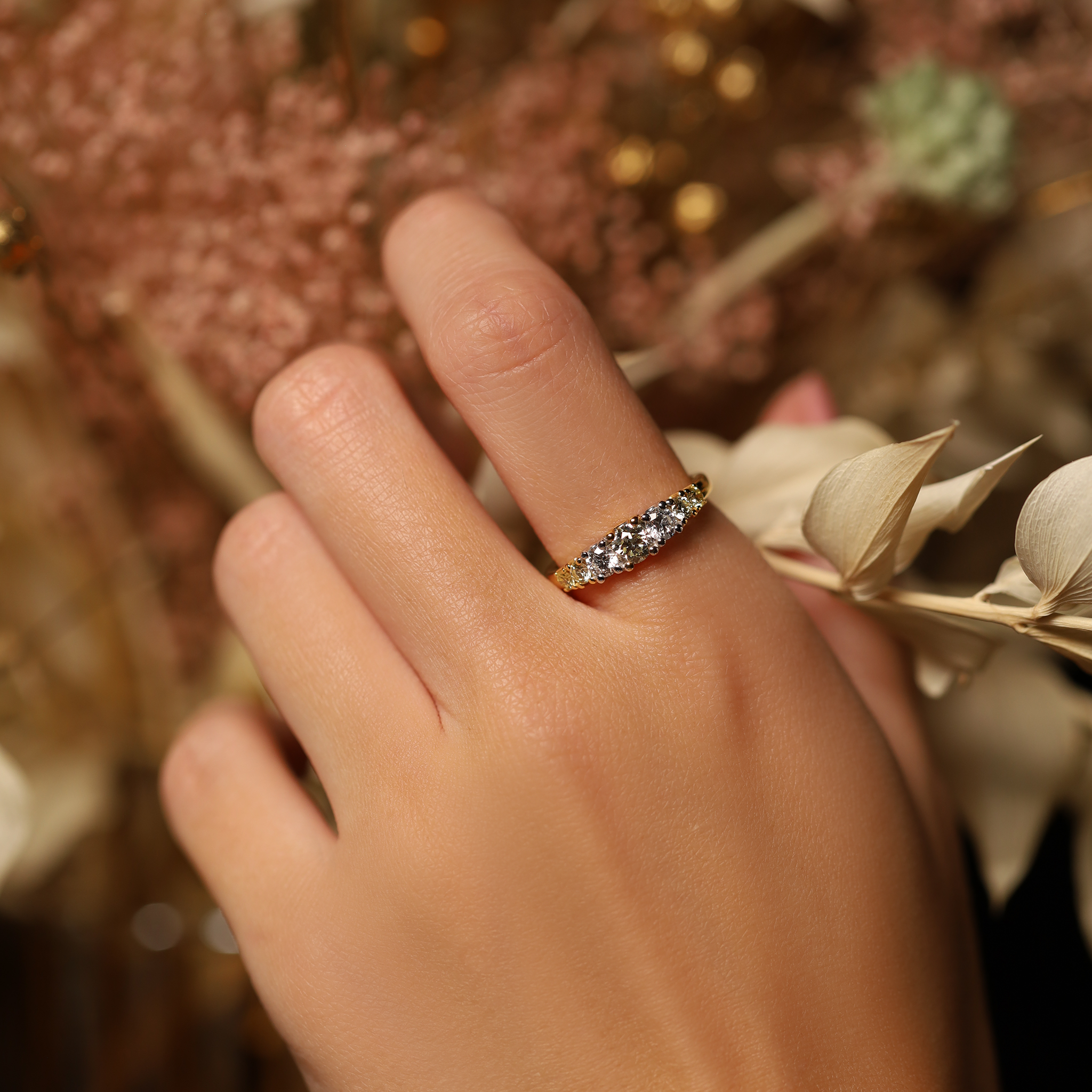 HALF ETERNITY ENGAGEMENT RING