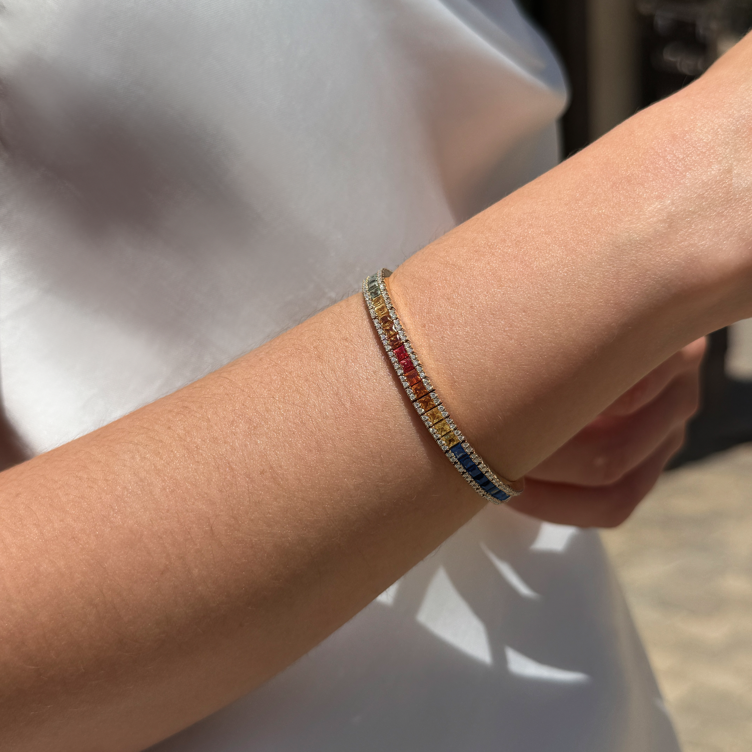 RAINBOW TENNIS BRACELET