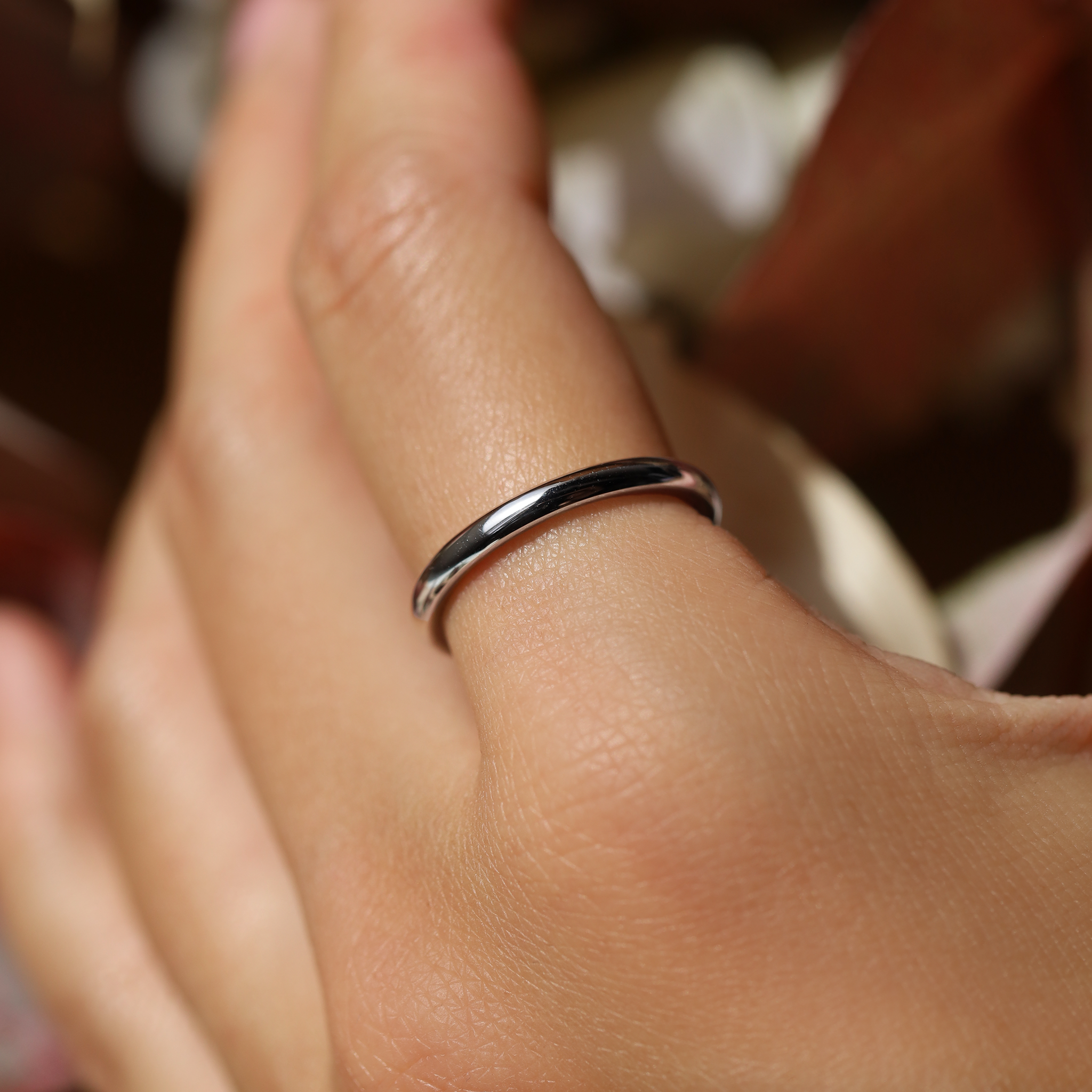 WHITE GOLD WEDDING RING