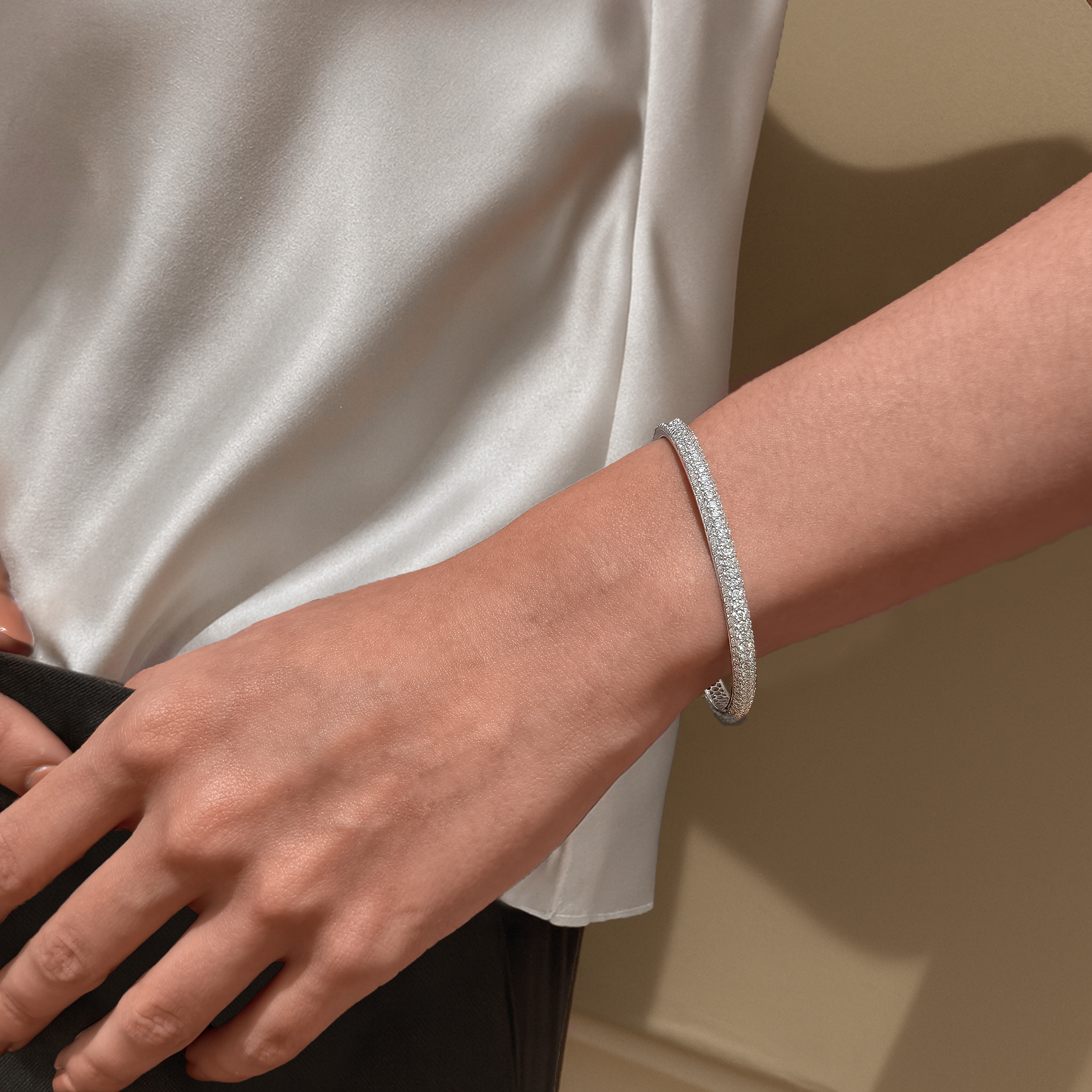 WHITE DIAMOND BRACELET BRACELET