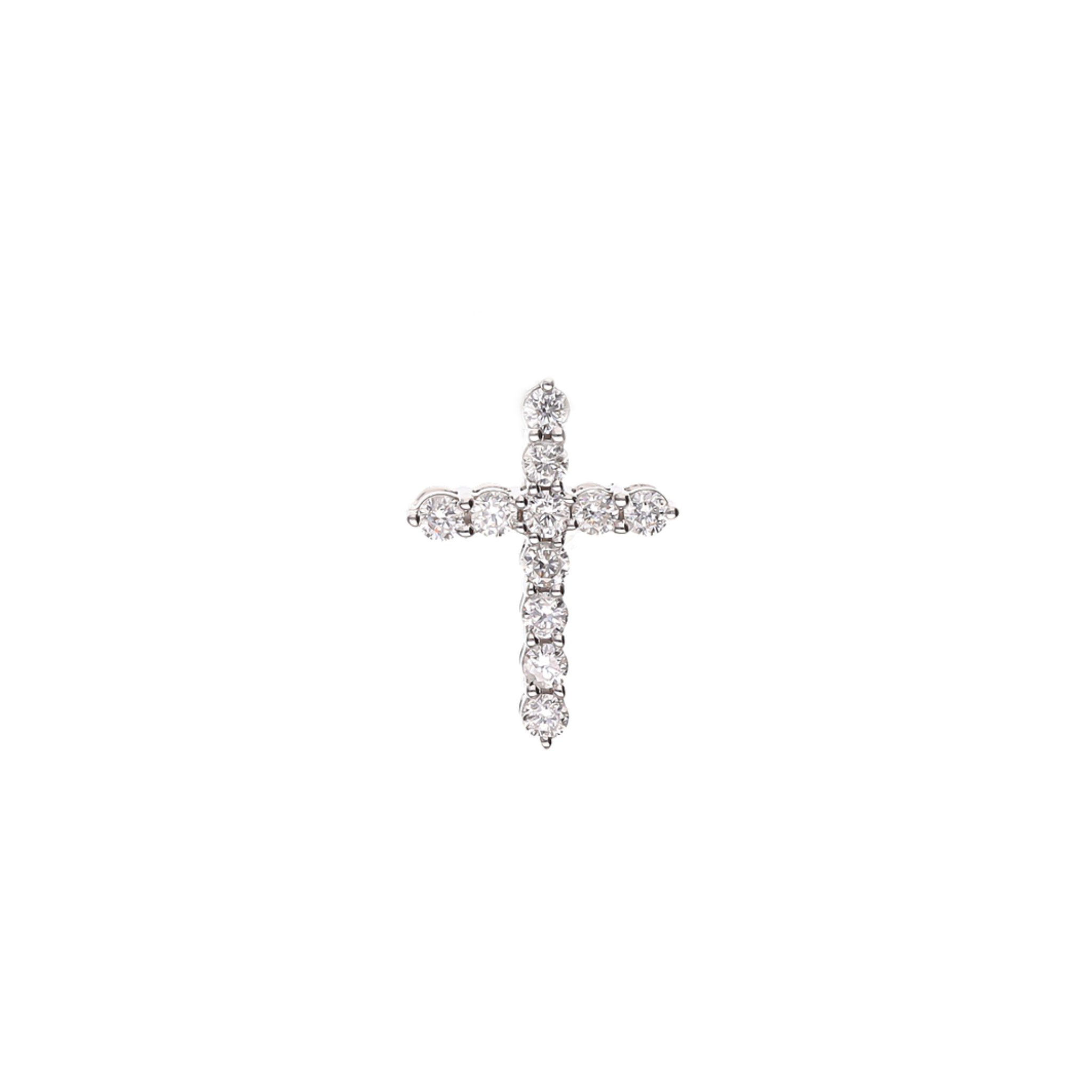 WHITE DIAMOND CLUSTER PENDANT