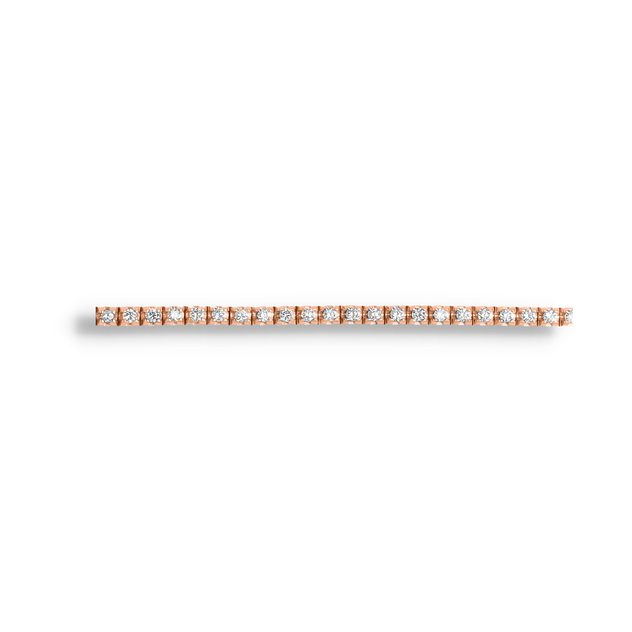 ROSE GOLD TENNIS NECKLACE