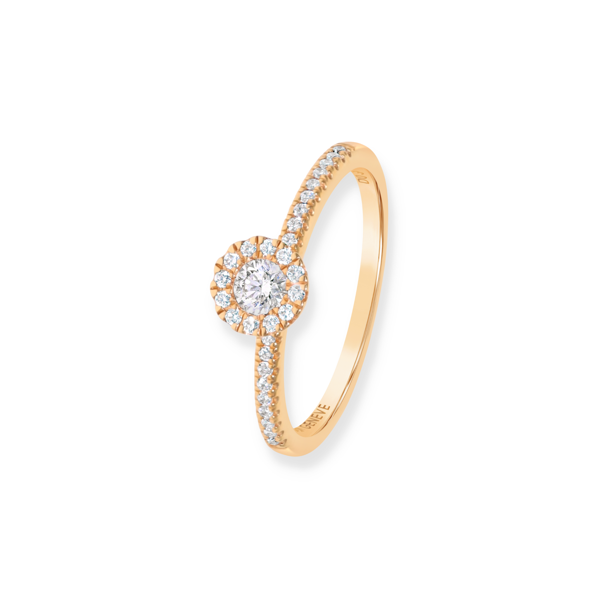 HALO DIAMOND ENGAGEMENT RING