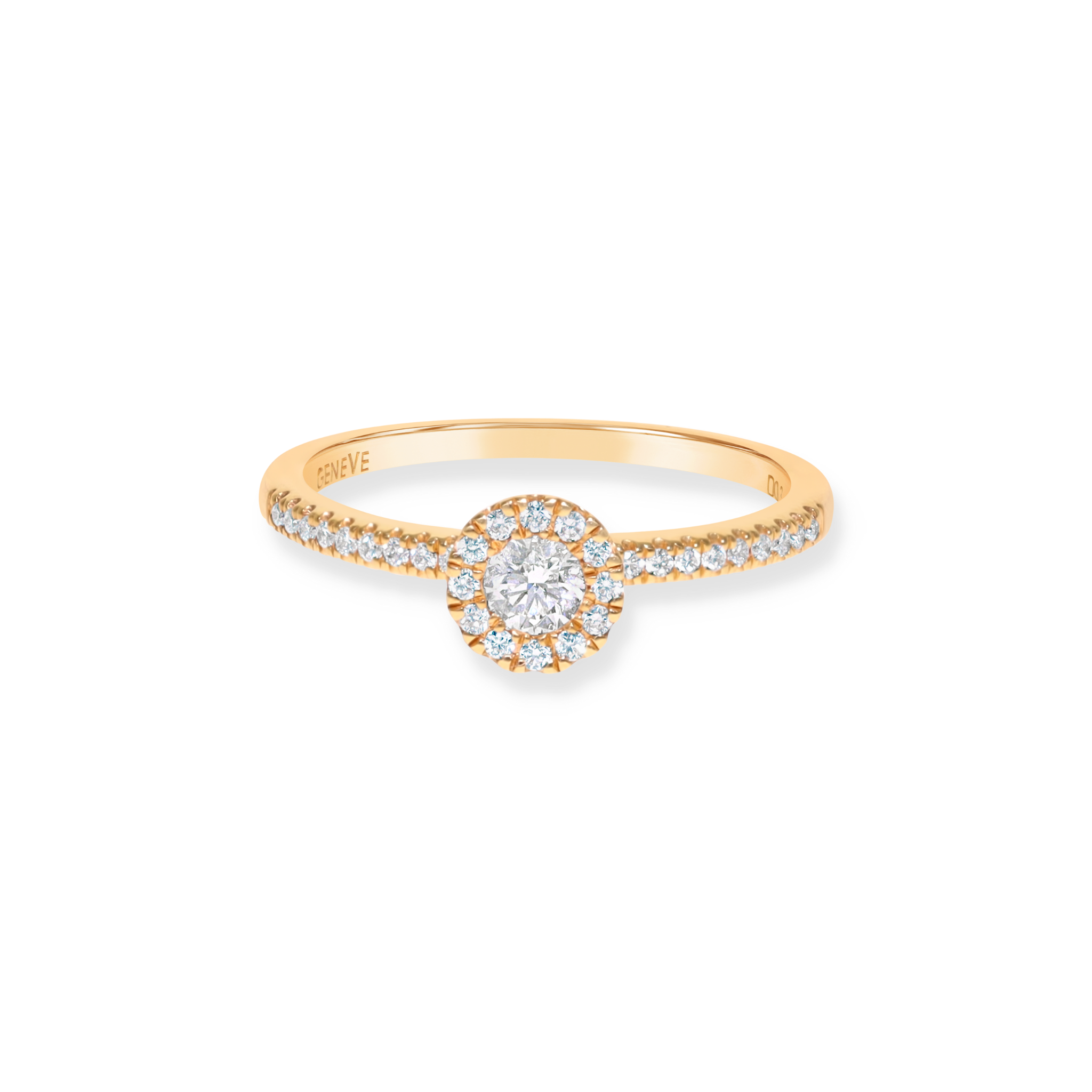 HALO DIAMOND ENGAGEMENT RING