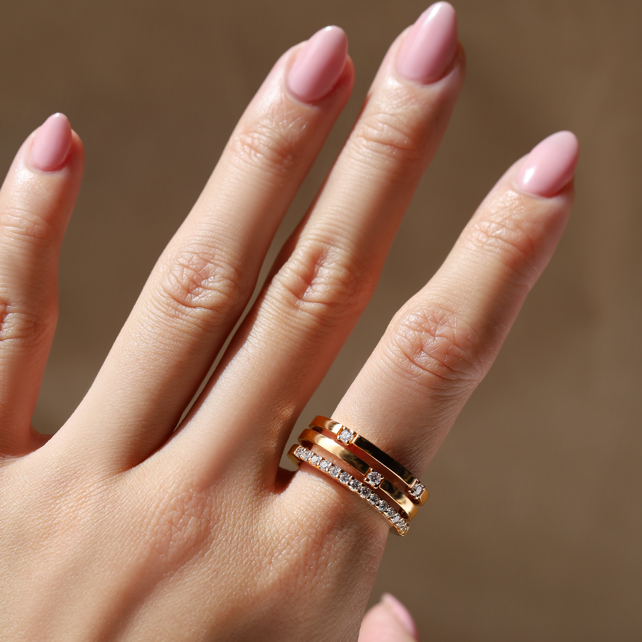 HALF ETERNITY DIAMOND RING
