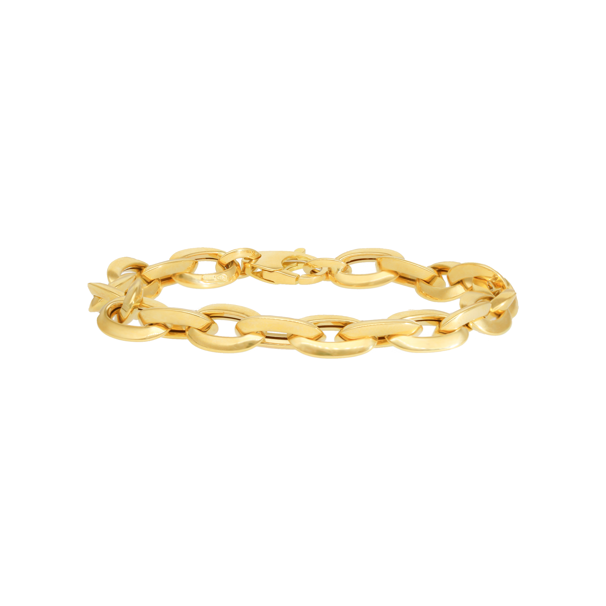 YELLOW GOLD CHAIN BRACELET