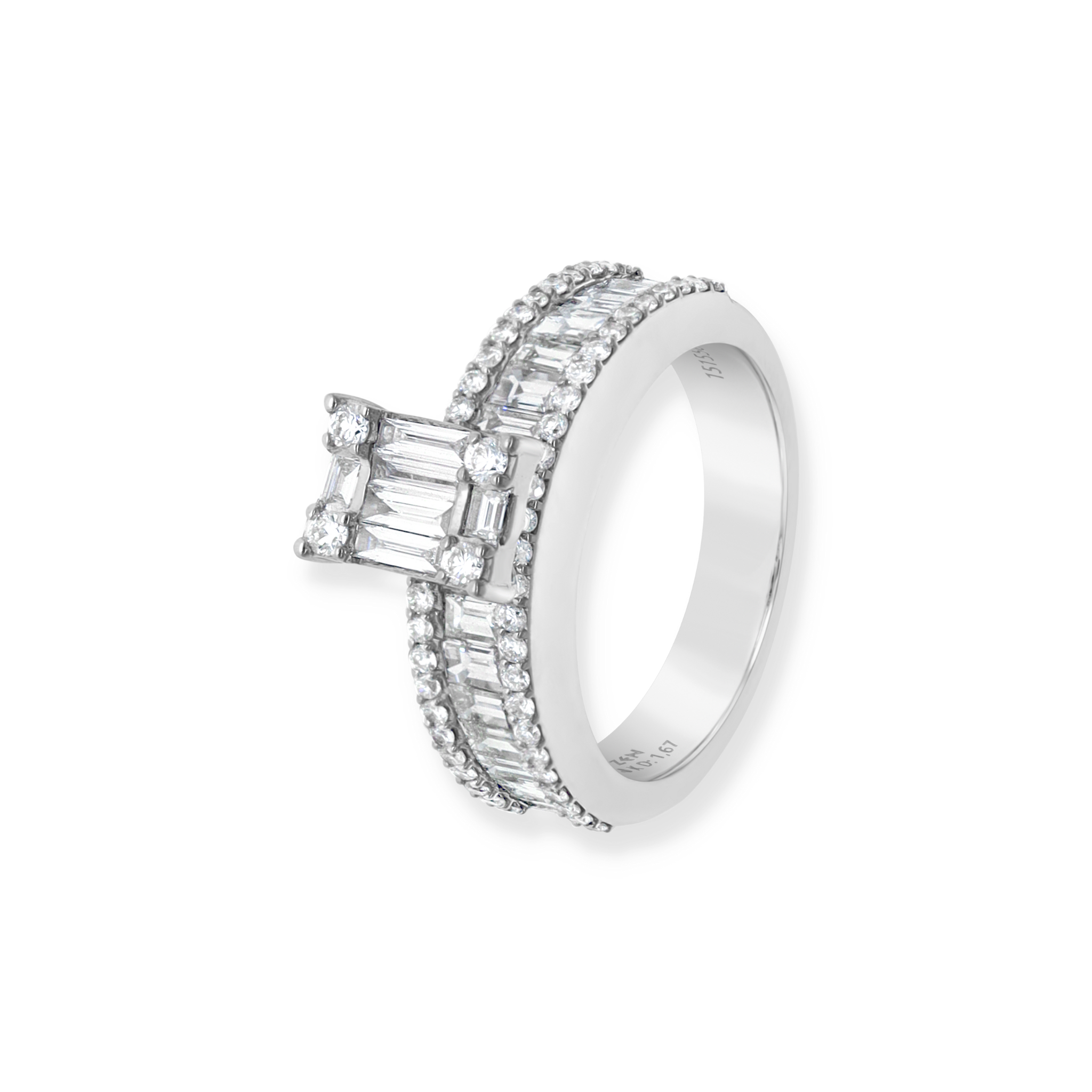 DIAMOND CLUSTER ENGAGEMENT RING