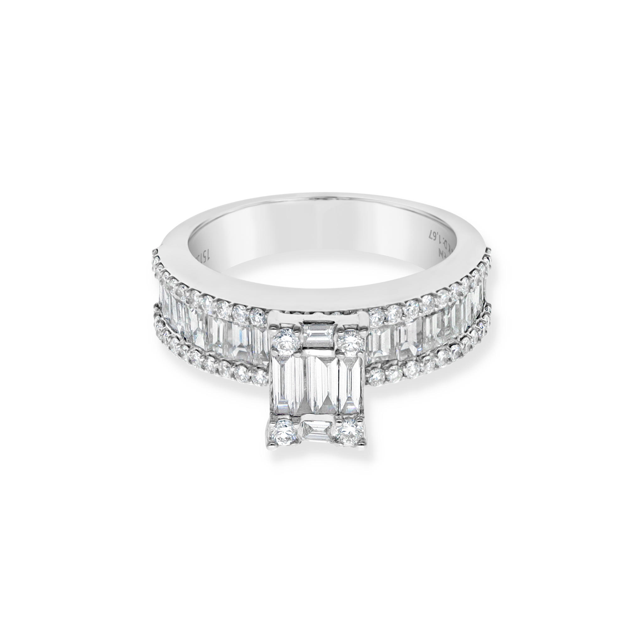 DIAMOND CLUSTER ENGAGEMENT RING