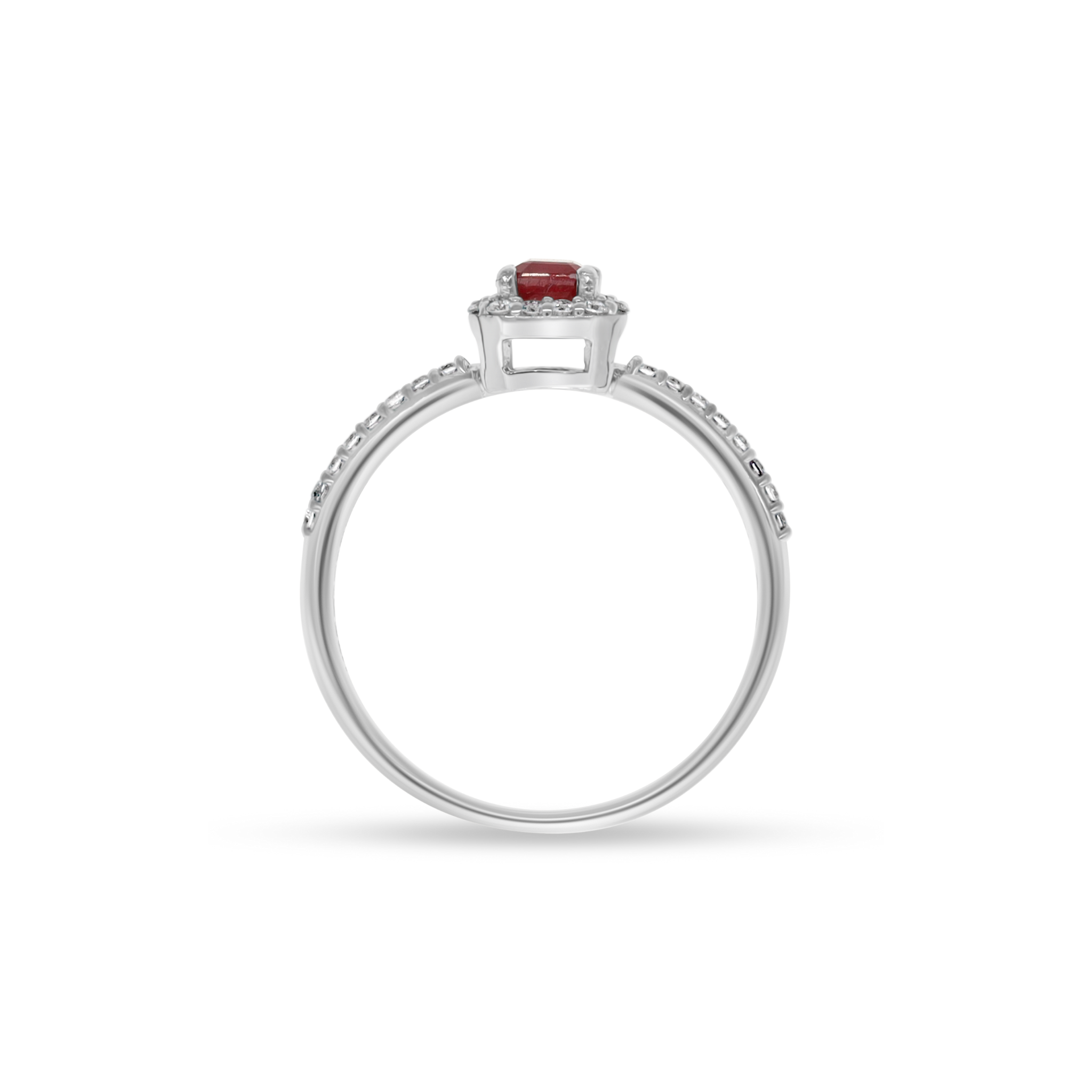 DIAMOND HALO ENGAGEMENT RING