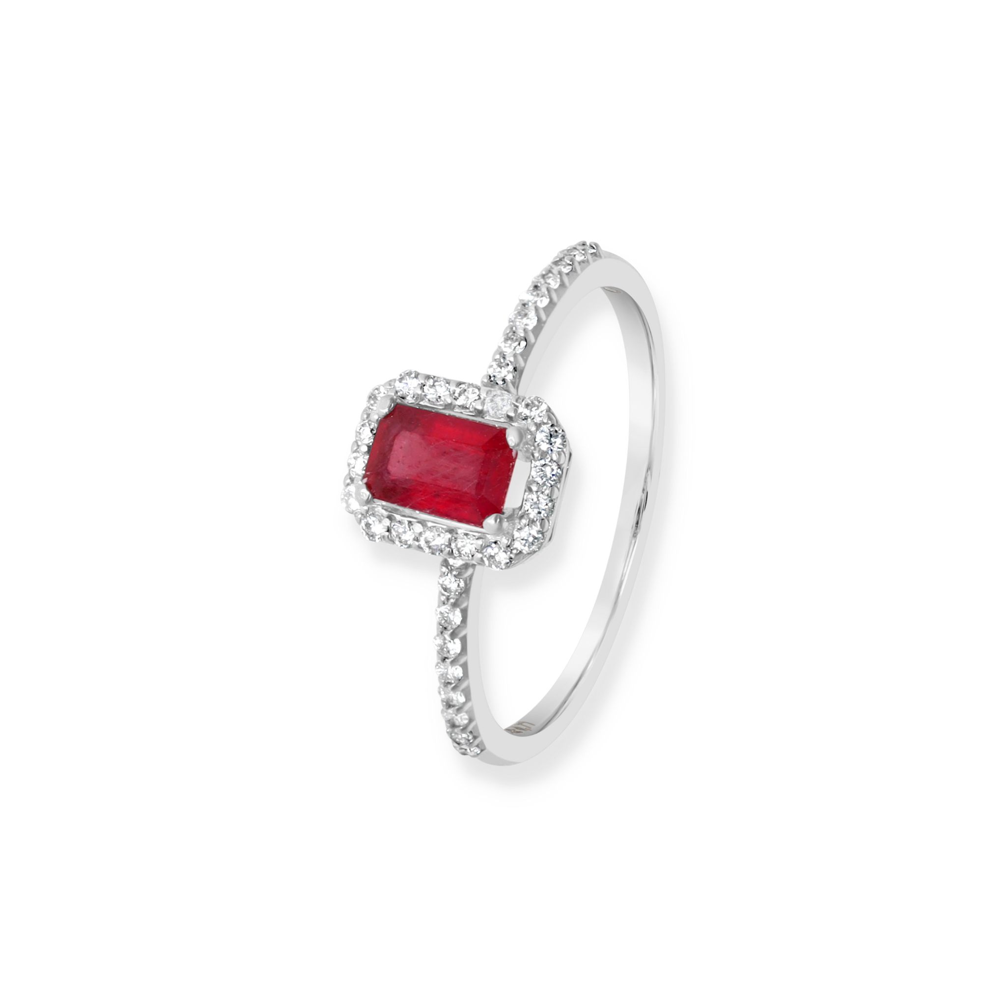 DIAMOND HALO ENGAGEMENT RING