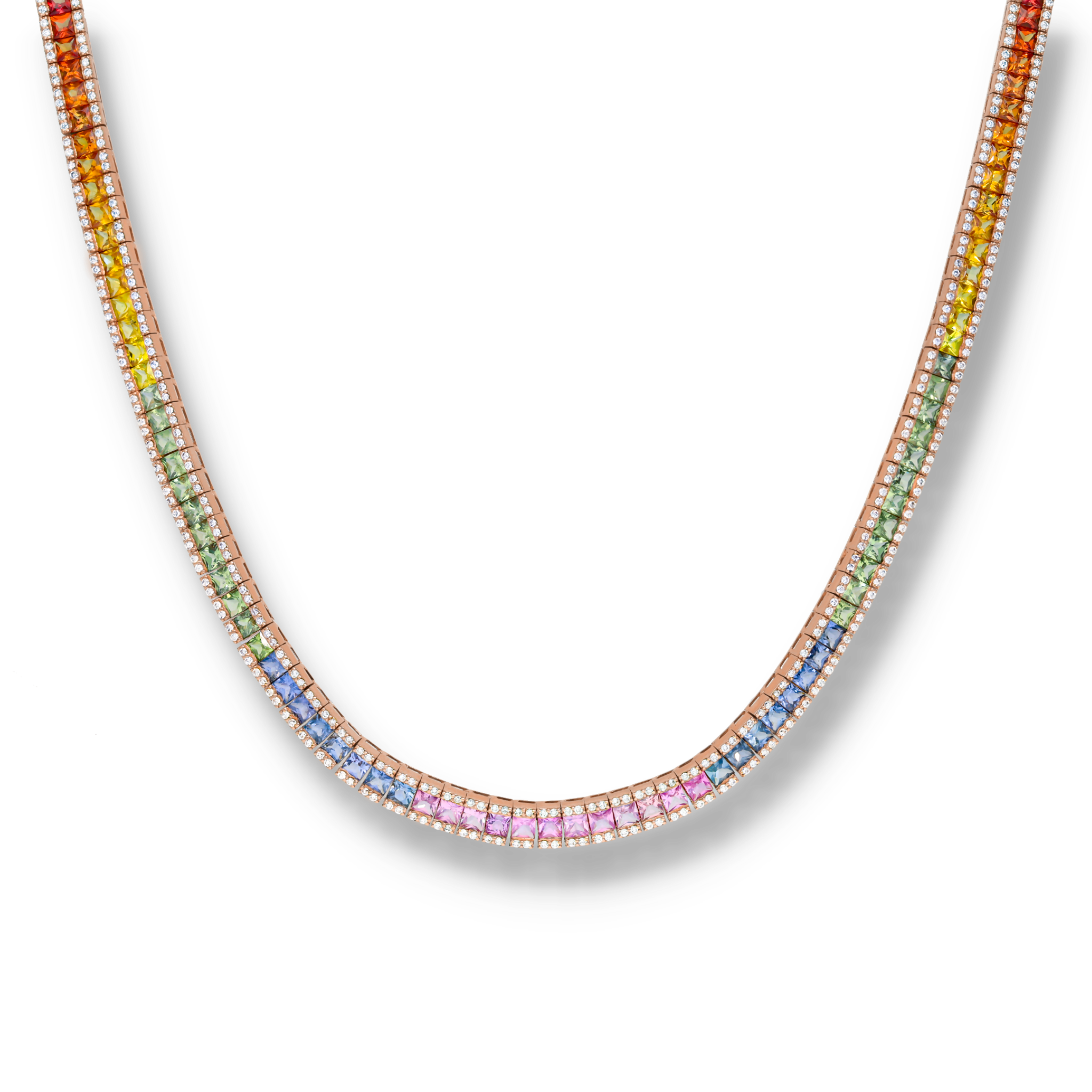 RAINBOW TENNIS NECKLACE