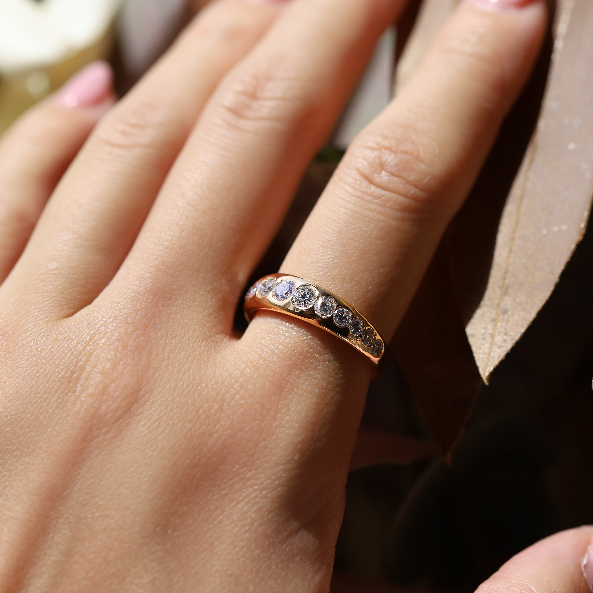 ROSE GOLD DIAMOND RING