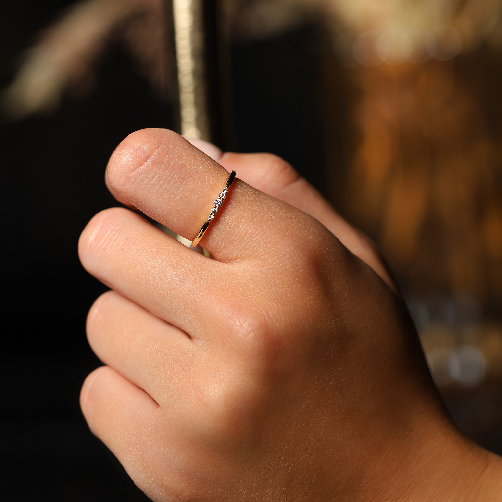 FIVE STONES ENGAGEMENT RING