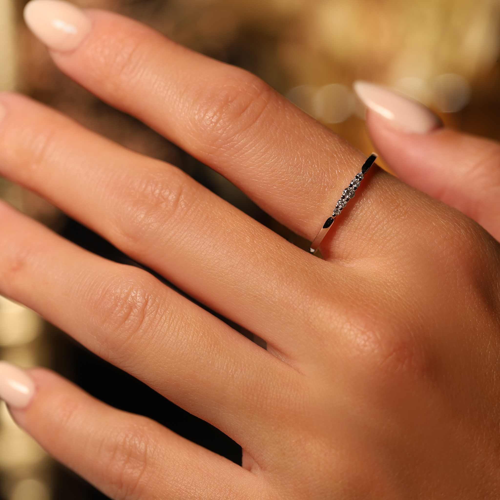 FIVE STONES ENGAGEMENT RING