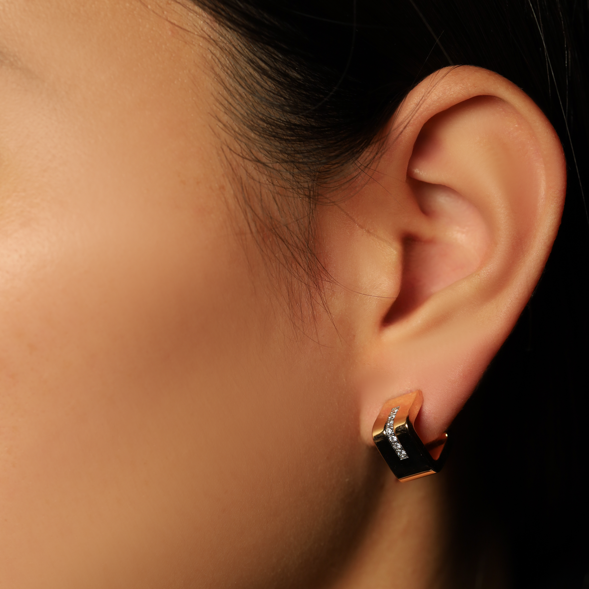 ROSE GOLD HOOP EARRINGS