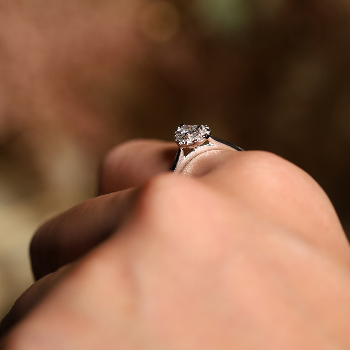 PRINCESS DIAMOND ENGAGEMENT RING