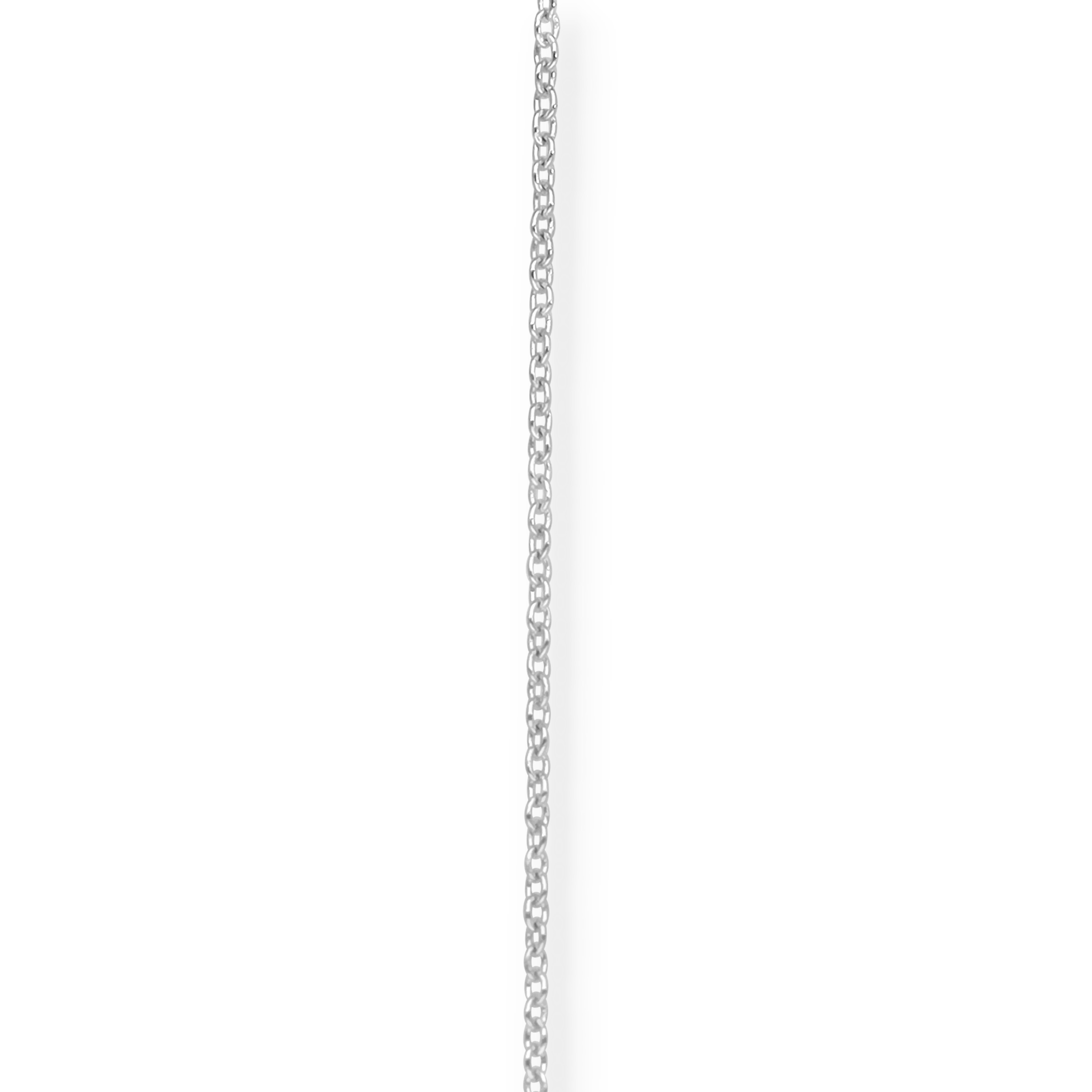 WHITE GOLD HEART NECKLACE