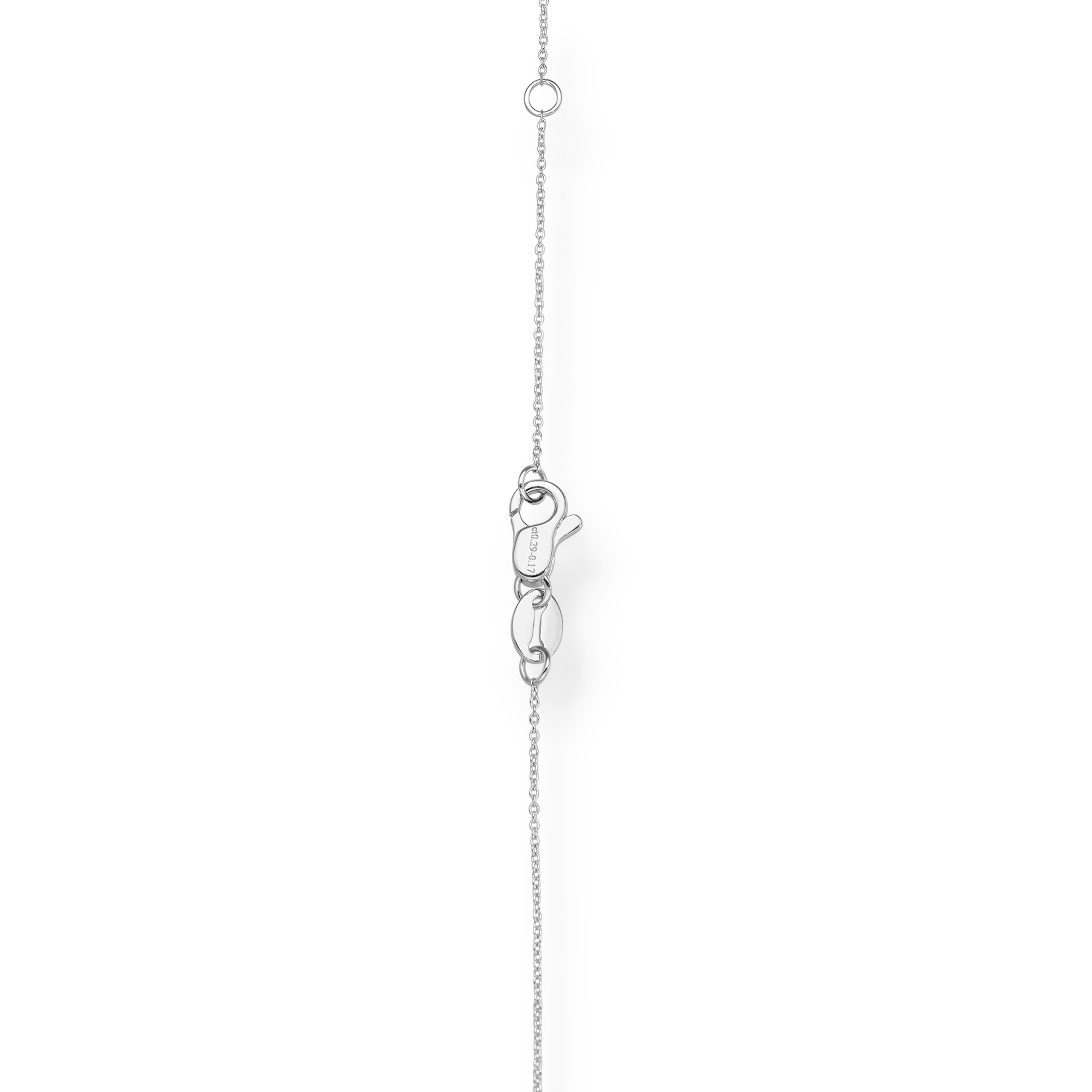 WHITE GOLD HEART NECKLACE
