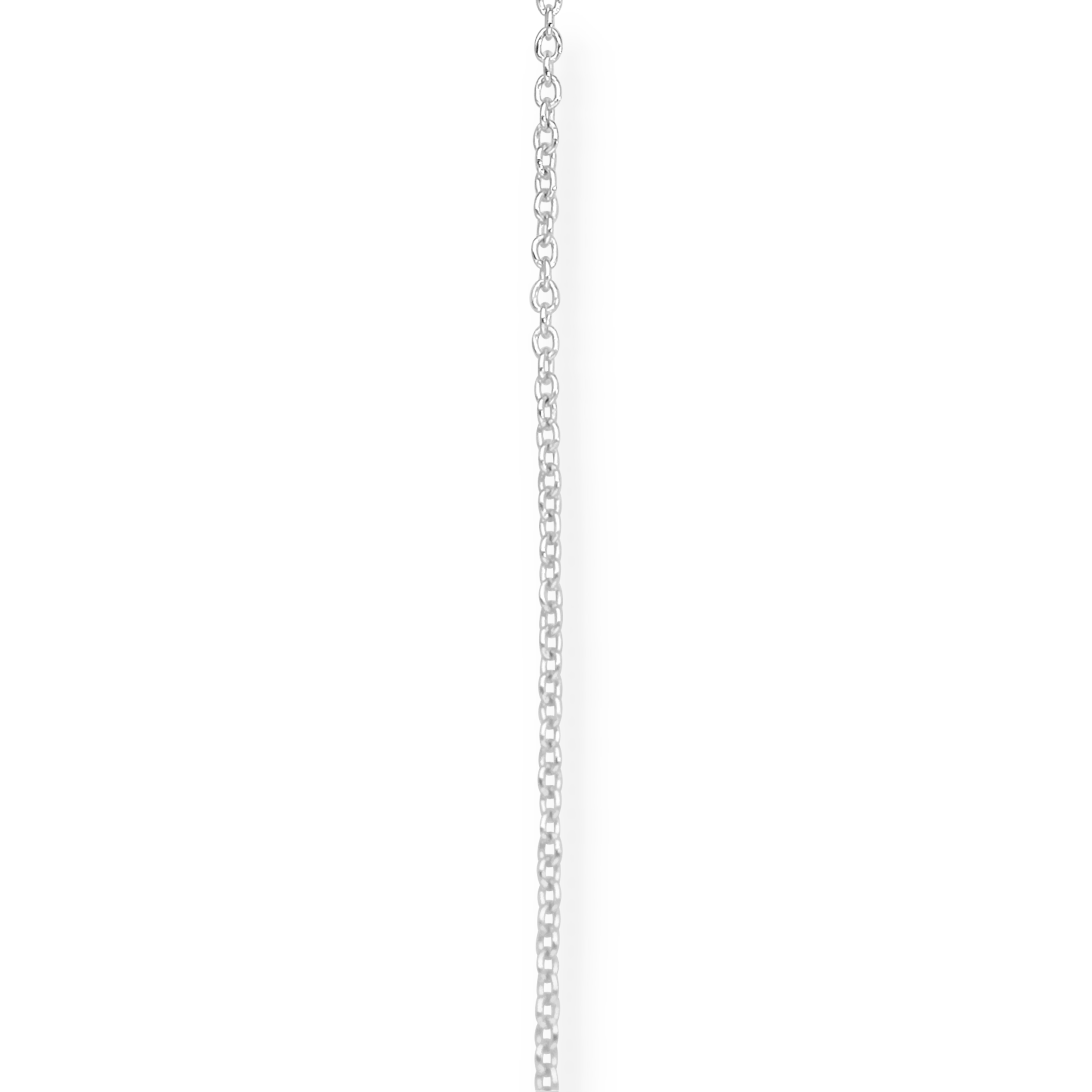 WHITE GOLD HEART NECKLACE