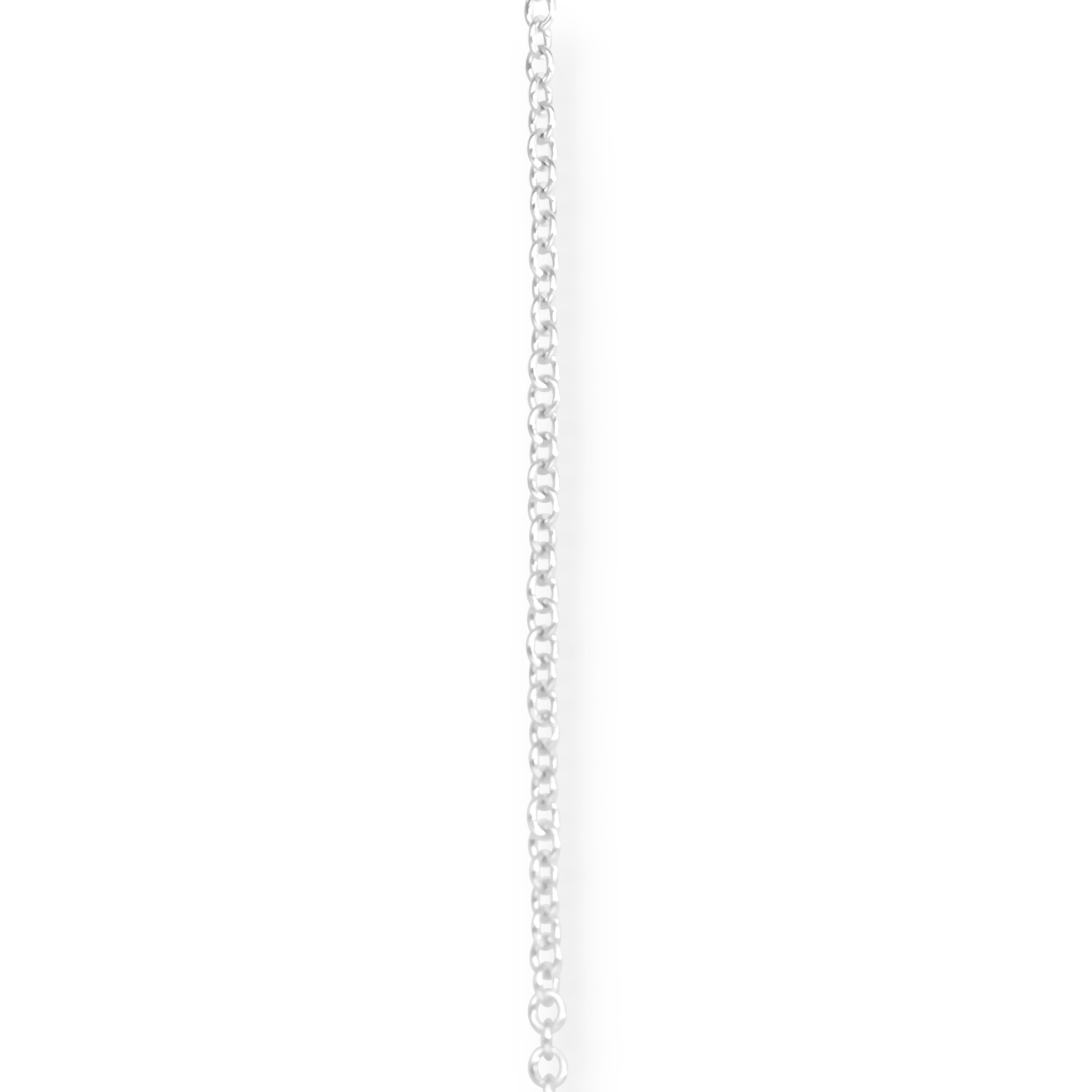WHITE DIAMOND HEART NECKLACE