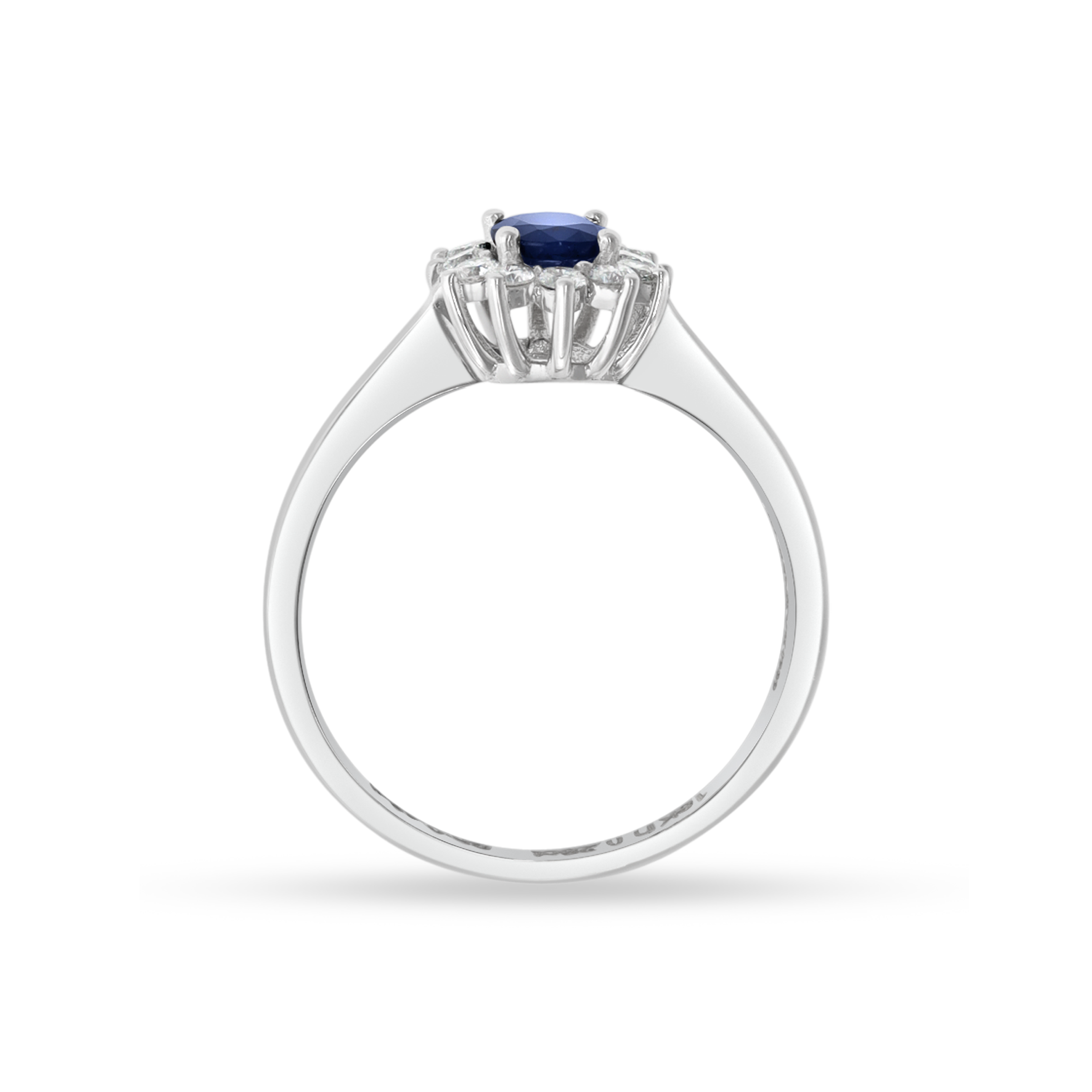 WHITE DIAMOND HALO RING
