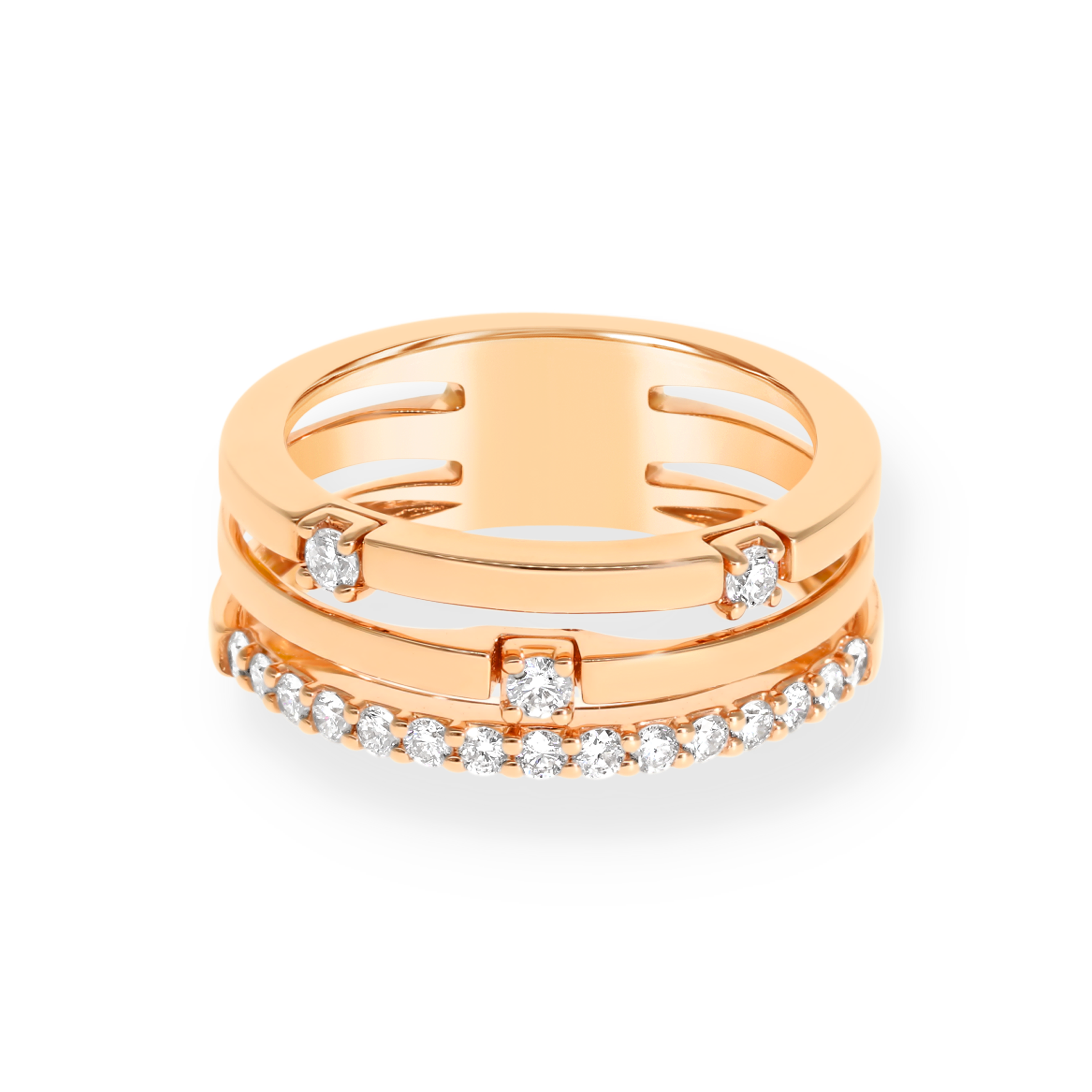 HALF ETERNITY DIAMOND RING