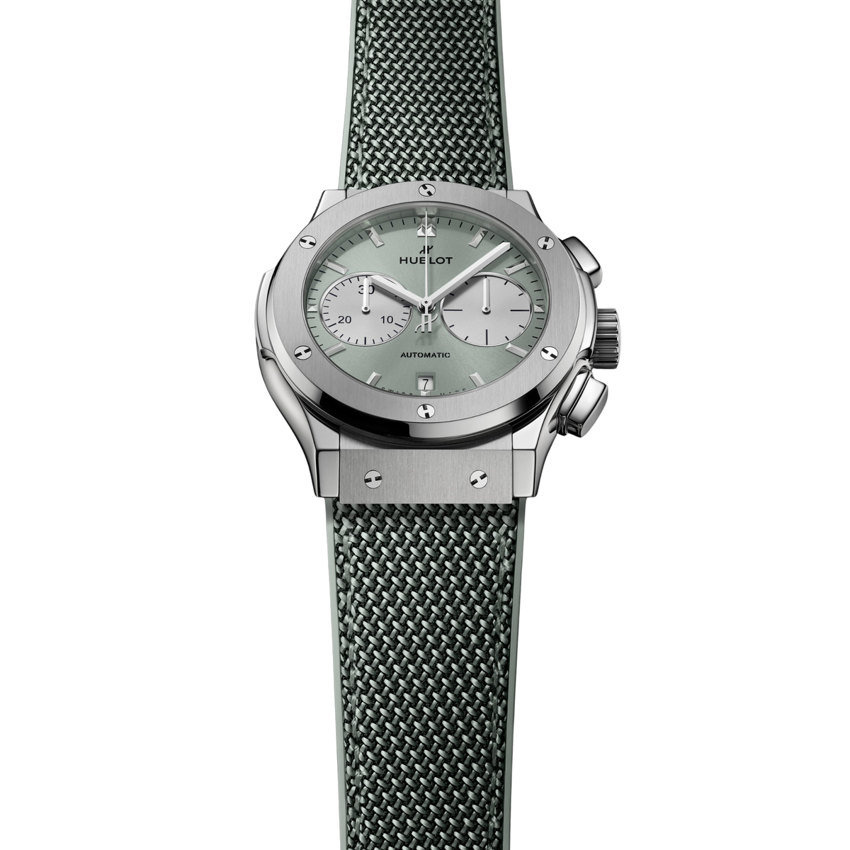 CLASSIC FUSION CHRONOGRAPH TITANIUM SAGE GREEN