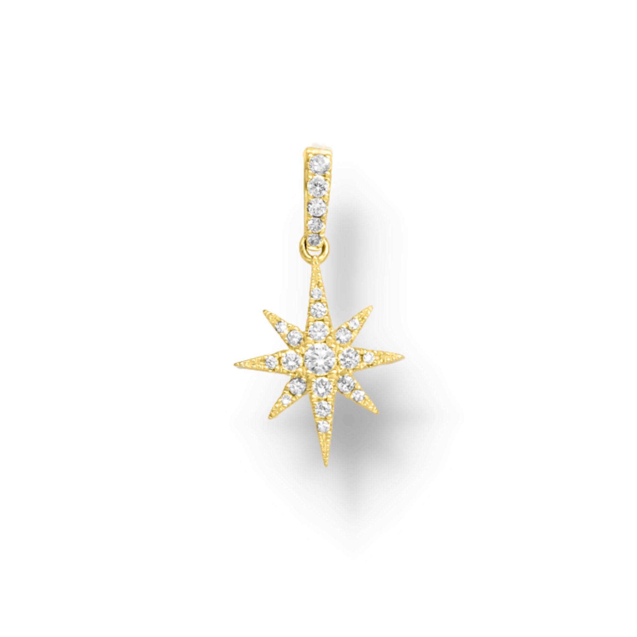 WHITE DIAMOND CLUSTER PENDANT