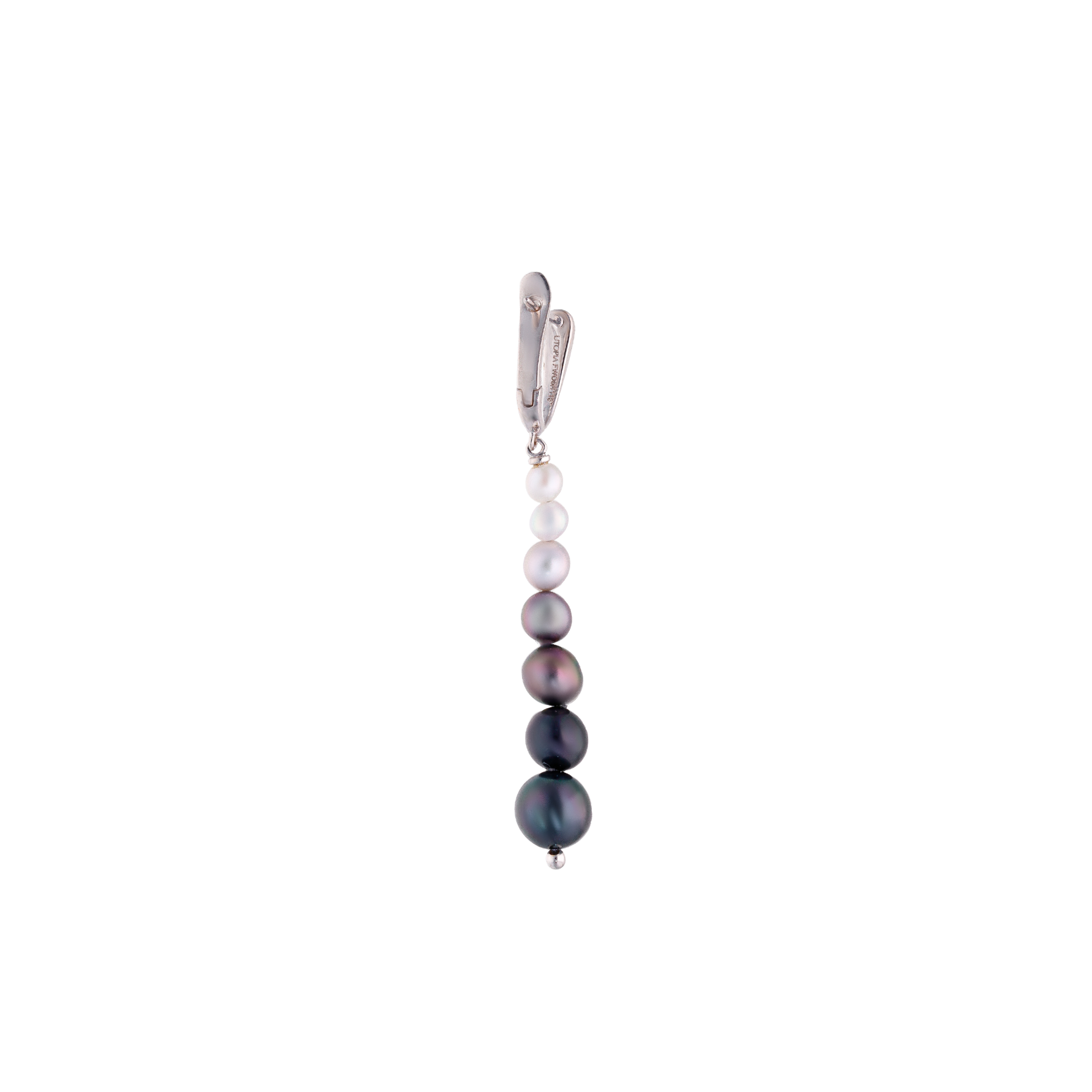 WHITE GOLD DROP EARRINGS