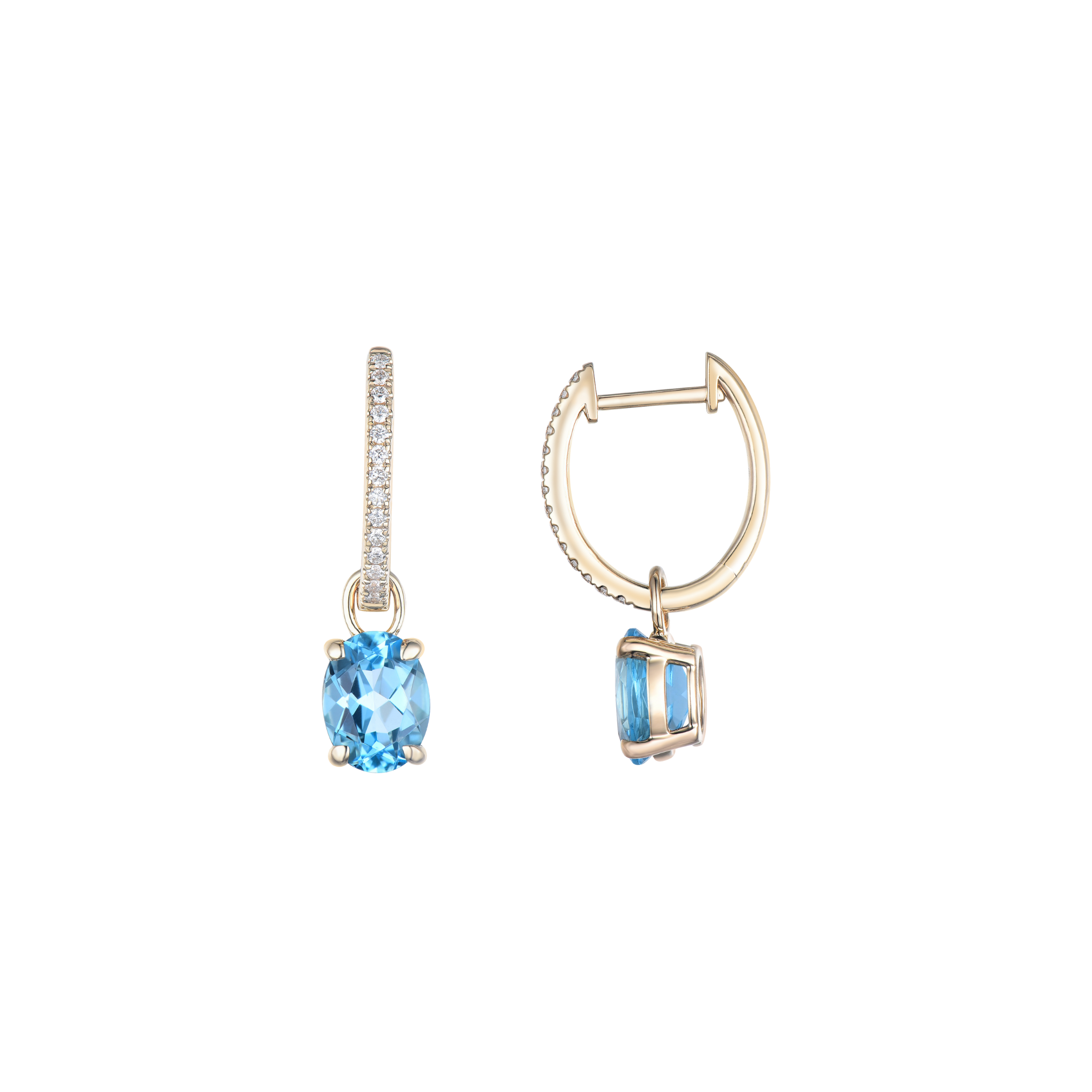 NATURAL COLORS HOOP EARRINGS