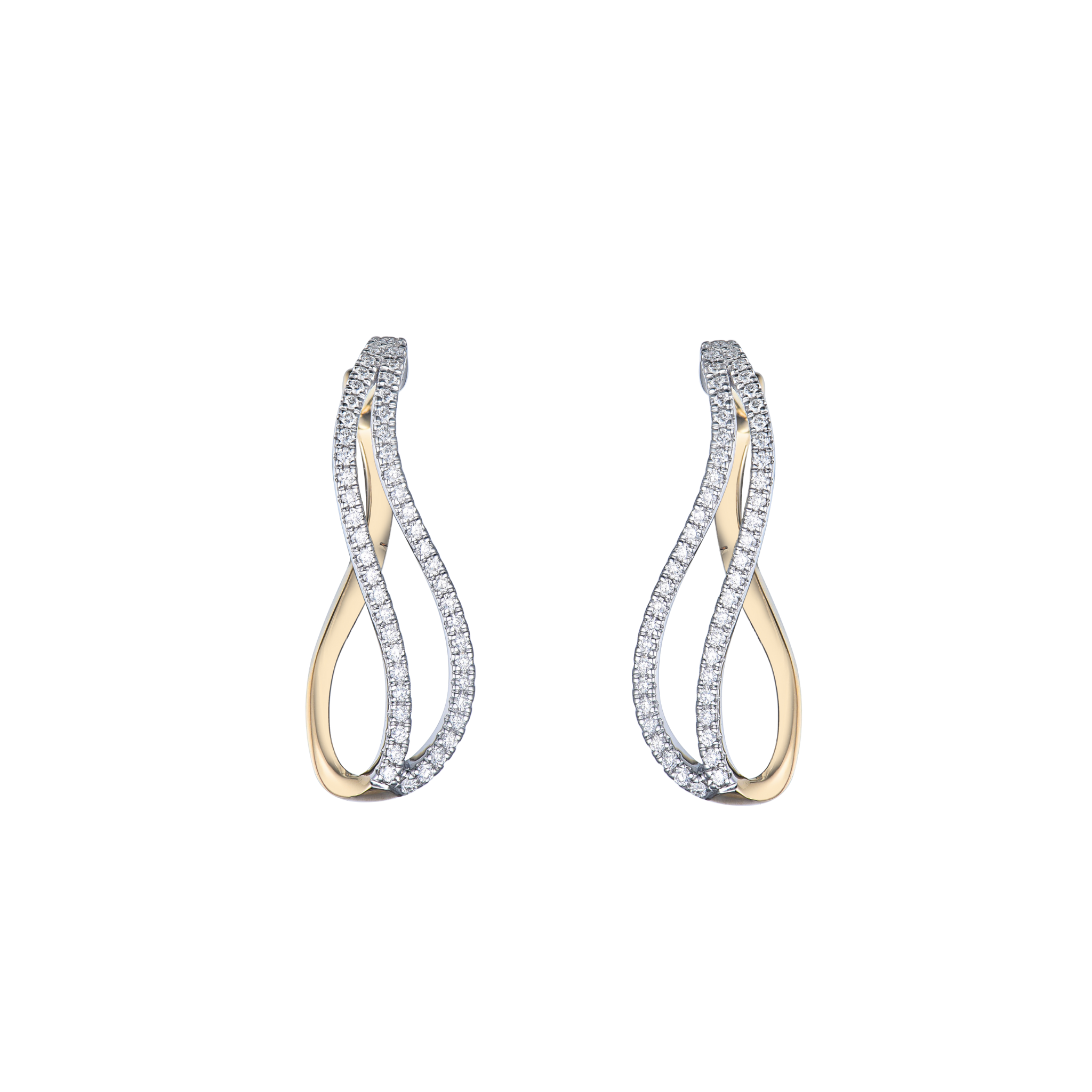 WHITE DIAMOND DROP EARRINGS