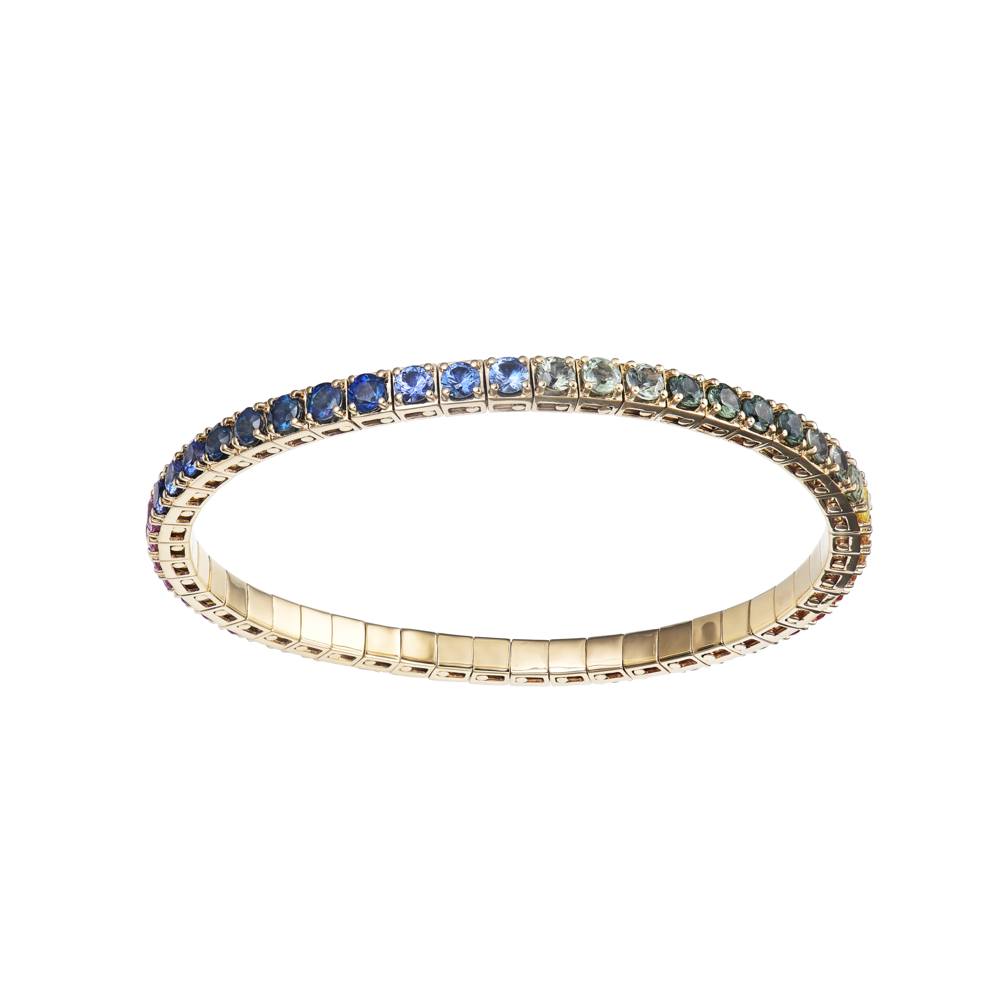 SAPPHIRE RAINBOW TENNIS BRACELET